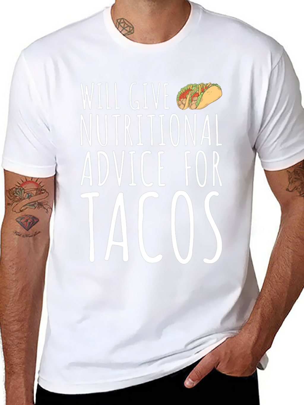 Tacos Nutritional Advice T-Shirt