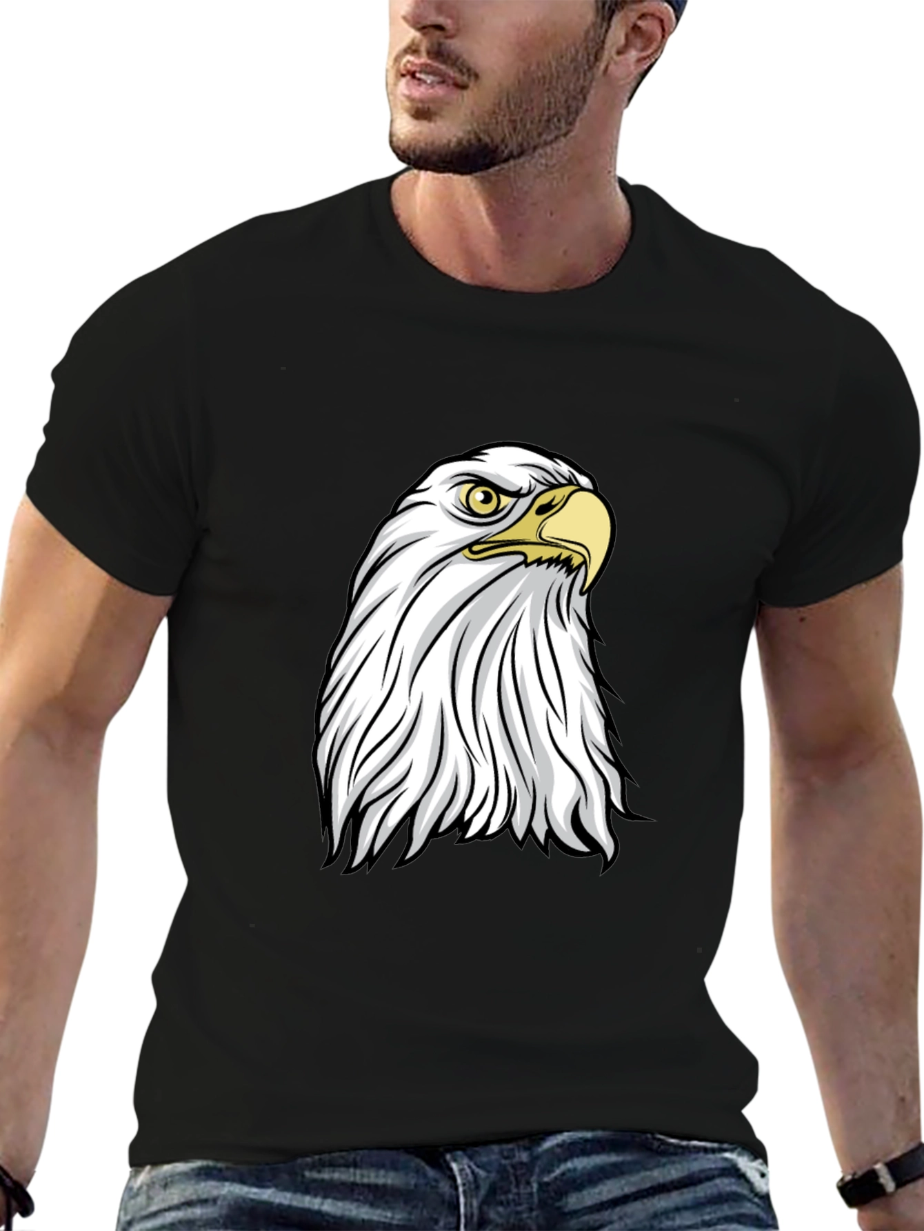 Bald Eagle Graphic Tee - Patriotic Style