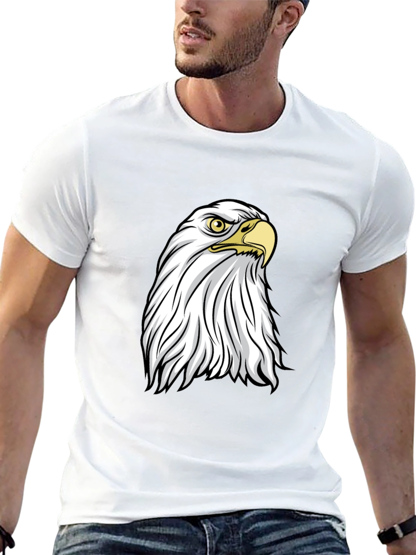 Bald Eagle Graphic Tee - Patriotic Style