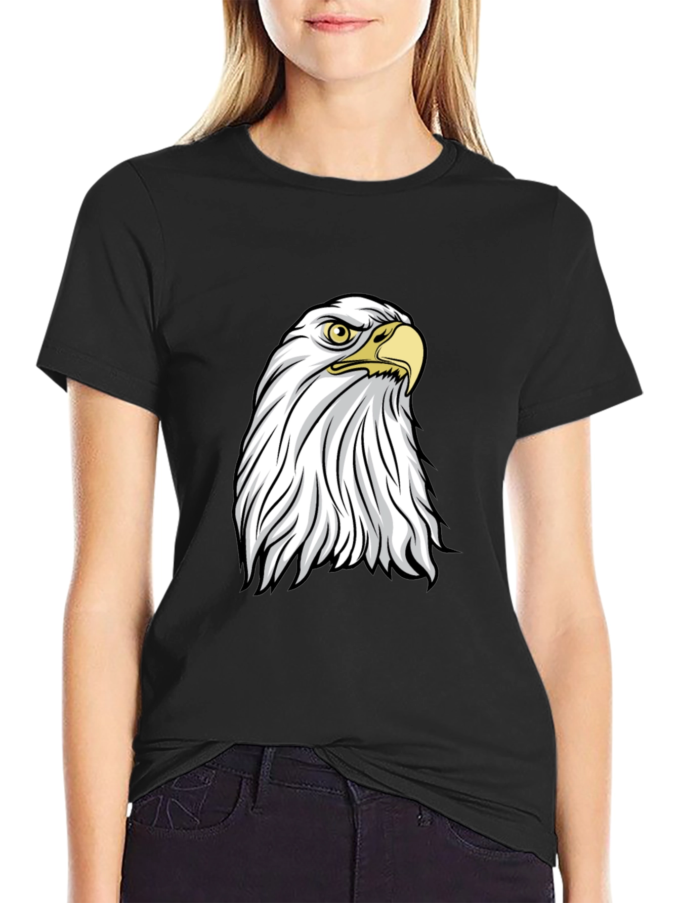 Bald Eagle Graphic Tee - Patriotic Style