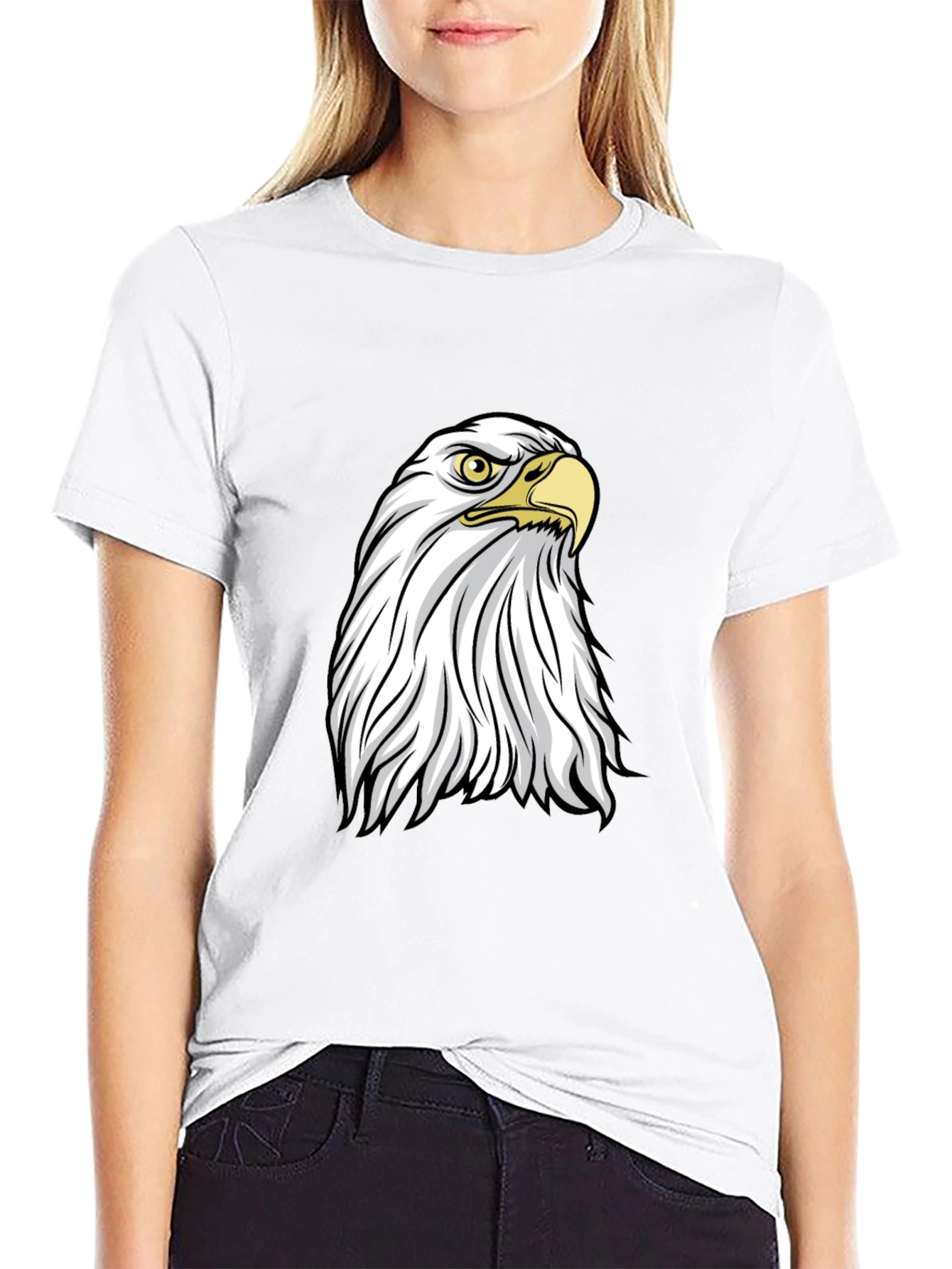 Bald Eagle Graphic Tee - Patriotic Style