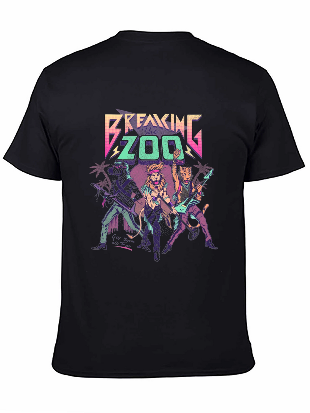 Breaking Zoo Black T-Shirt