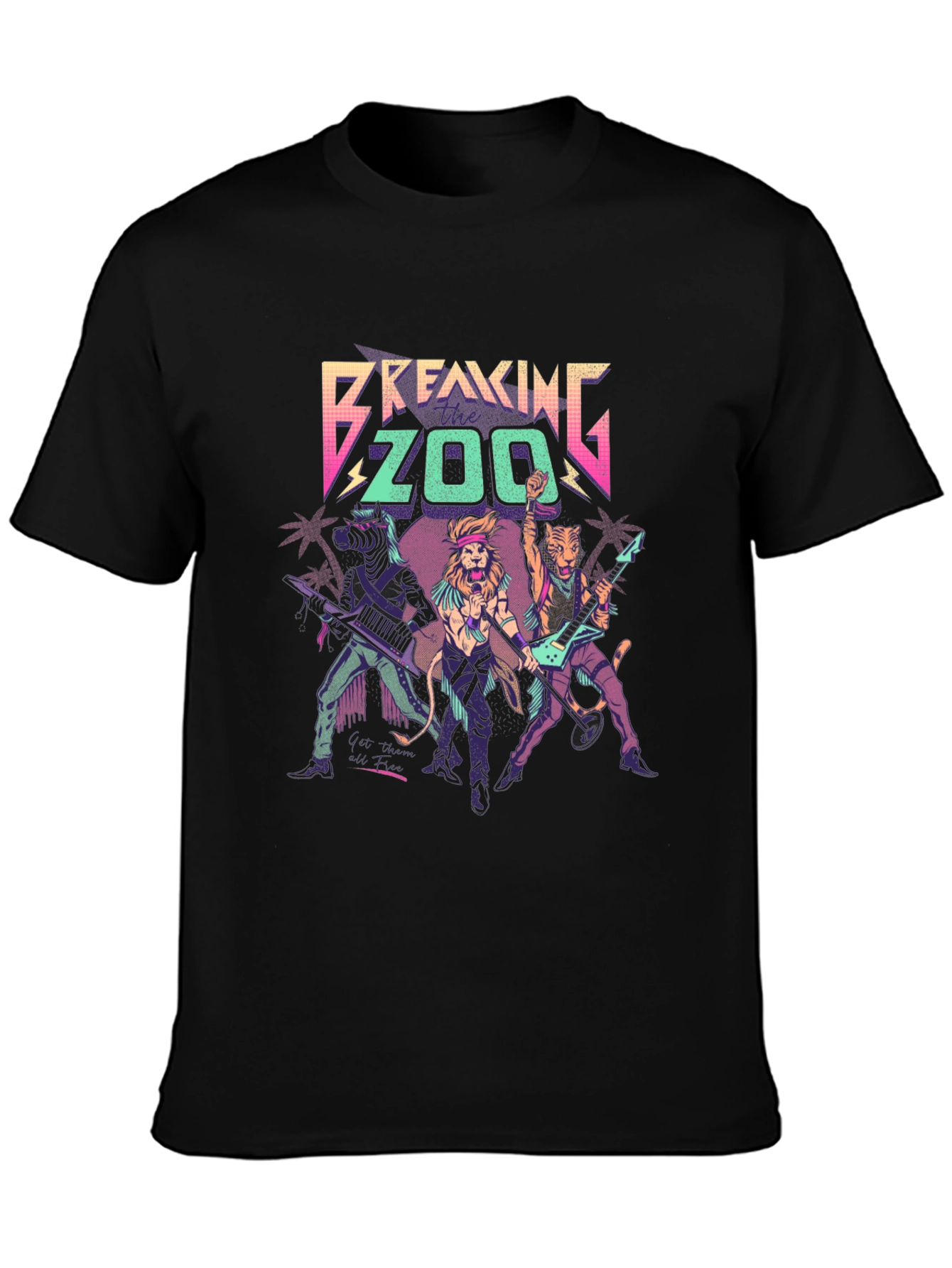 Breaking Zoo Black T-Shirt
