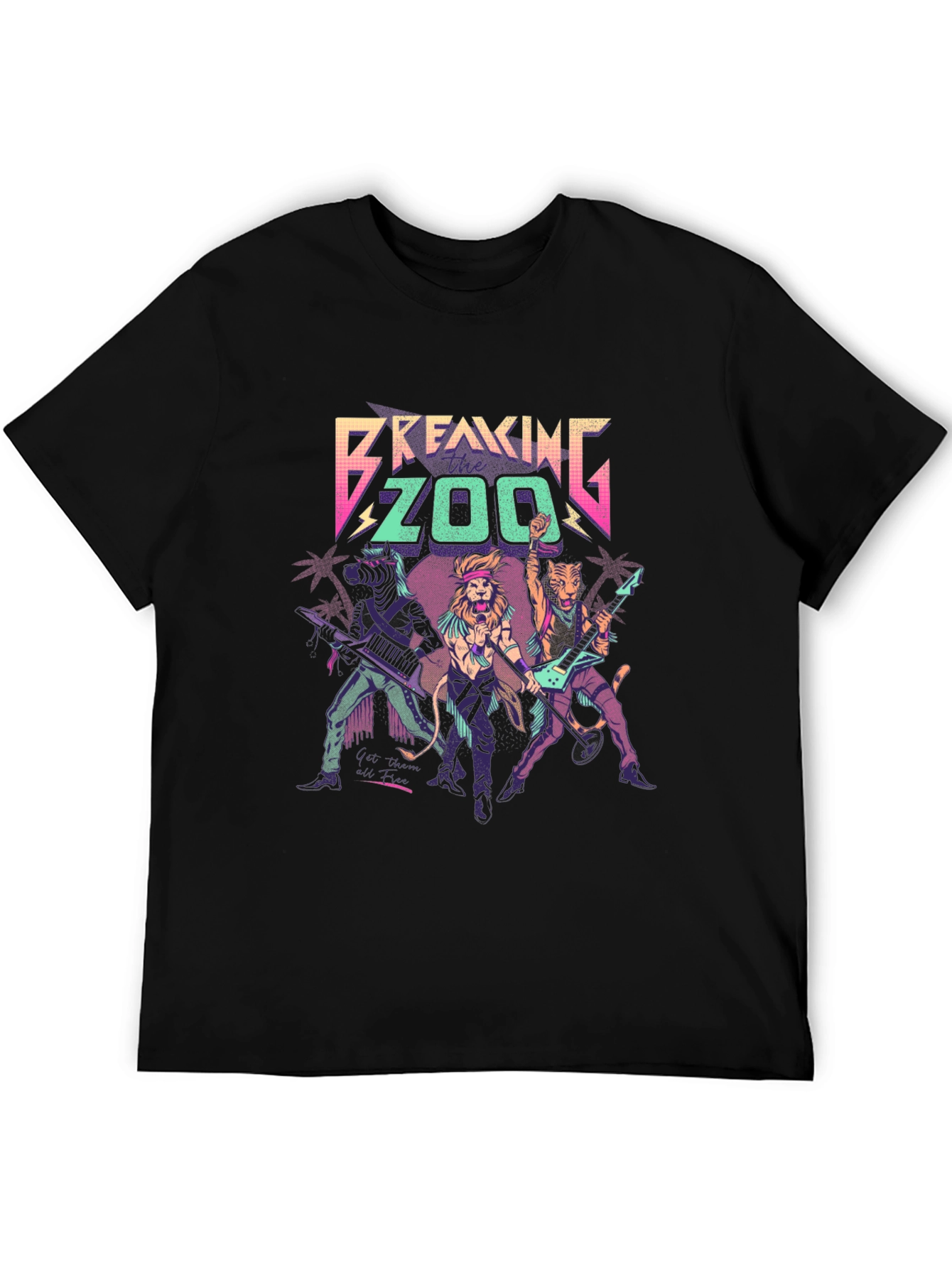 Breaking Zoo Black T-Shirt