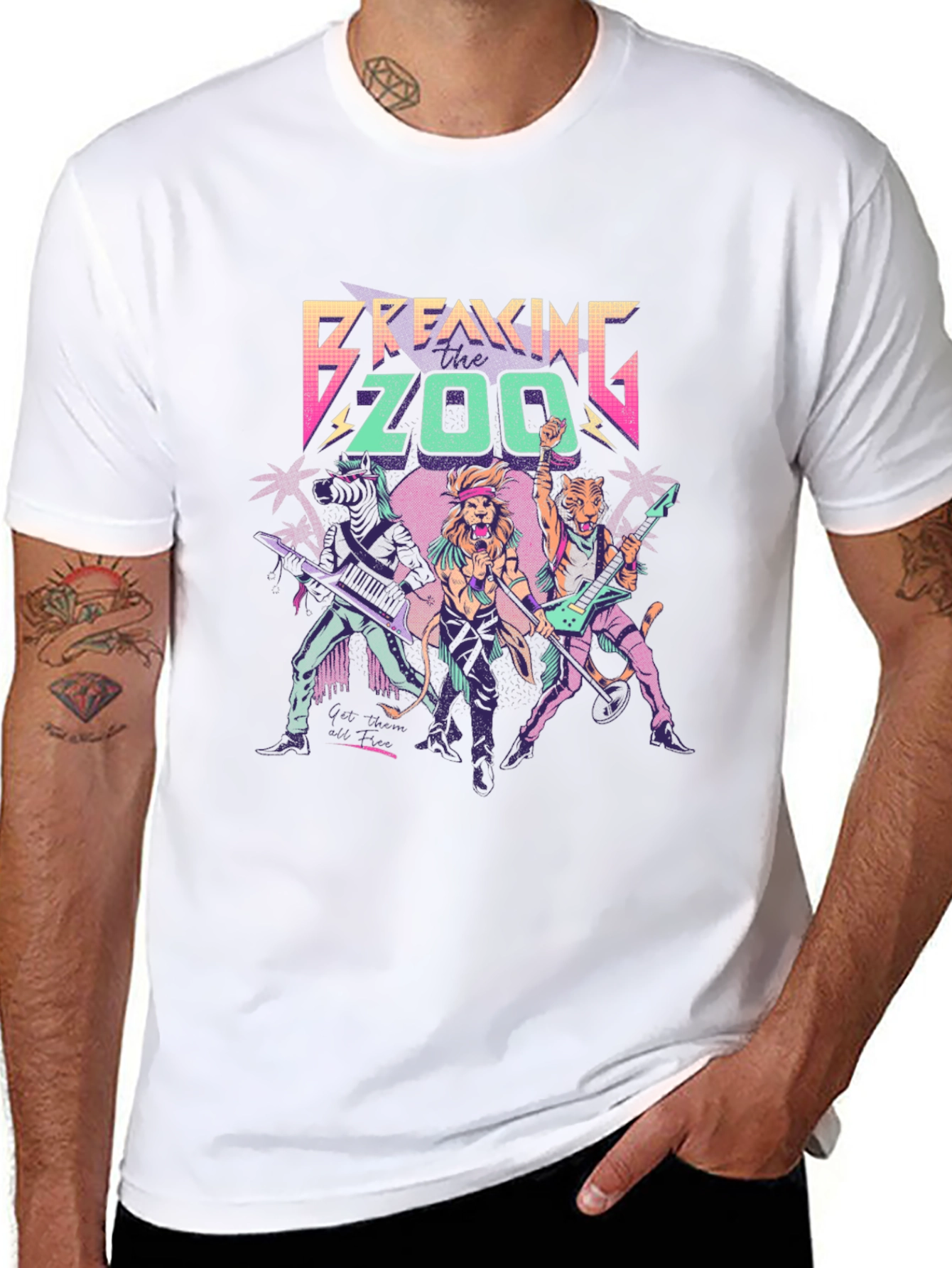 Breaking Zoo Black T-Shirt