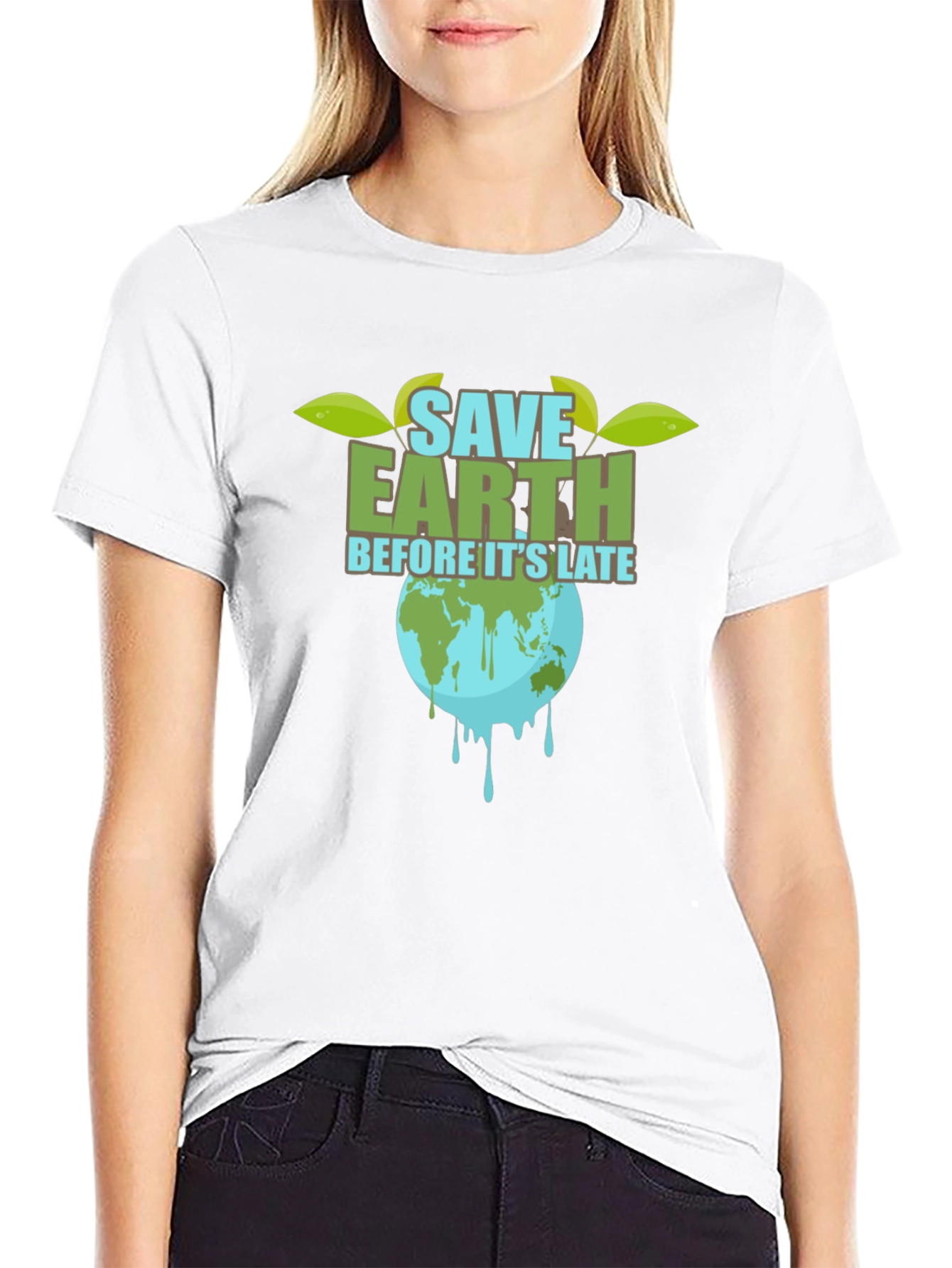 Save Earth Graphic Tee - Environmental Awareness T-Shirt