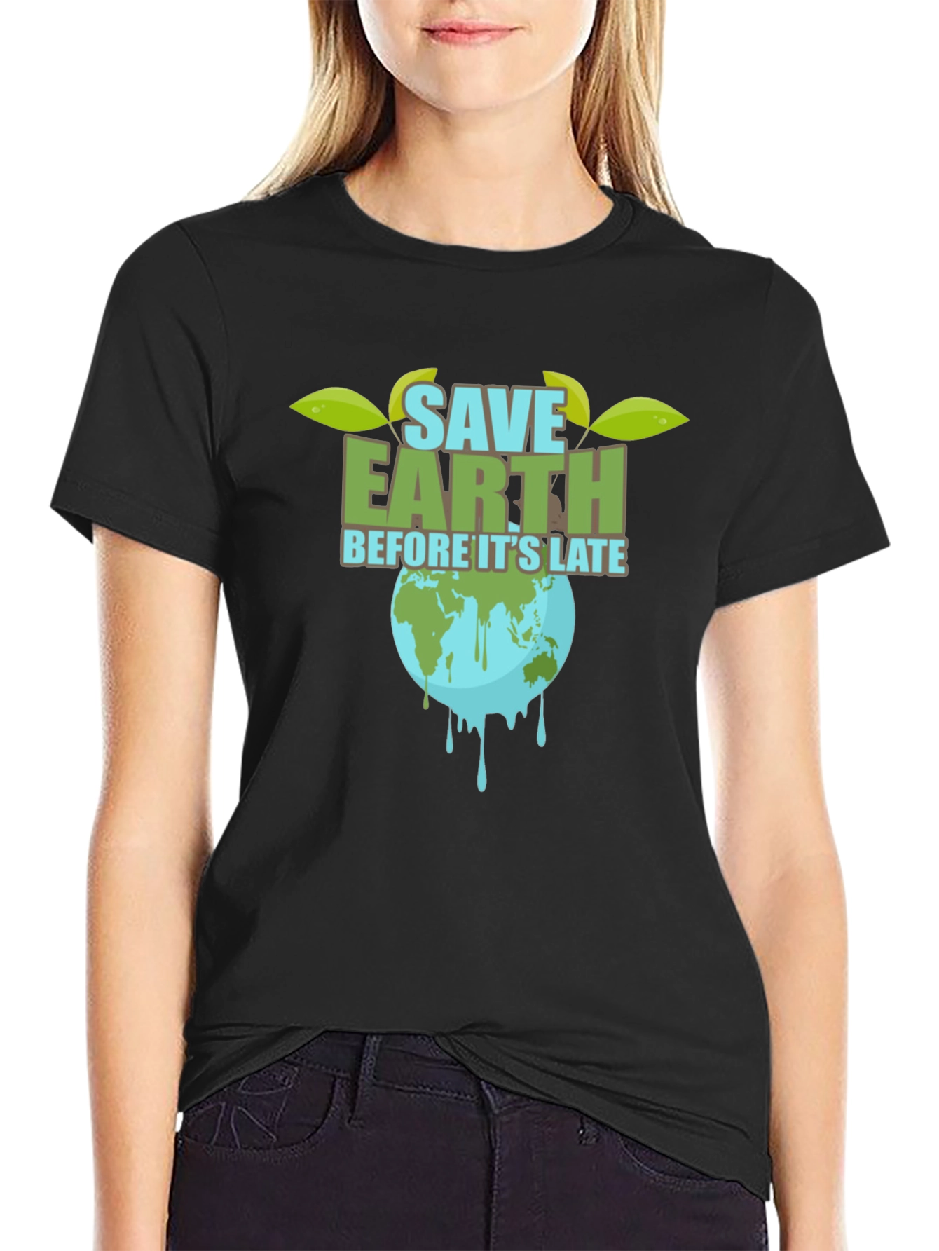 Save Earth Graphic Tee - Environmental Awareness T-Shirt