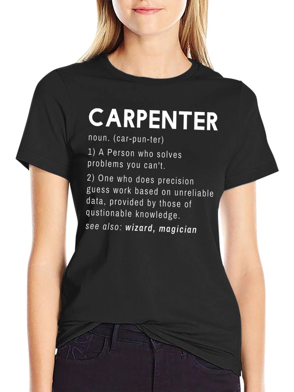 Funny Carpenter Definition Graphic T-Shirt