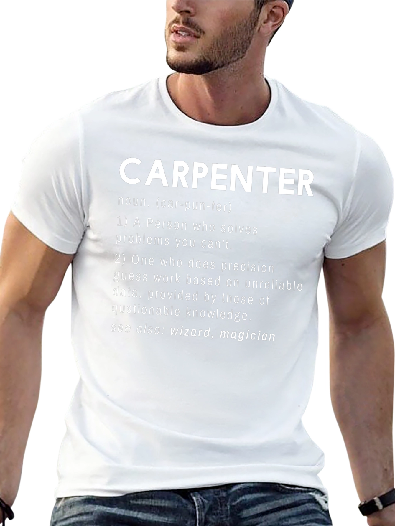 Funny Carpenter Definition Graphic T-Shirt