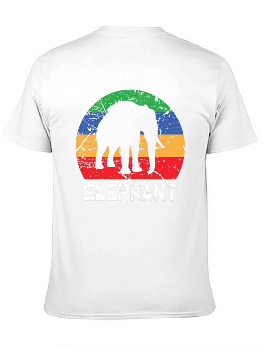 Elephant Silhouette Graphic T-Shirt