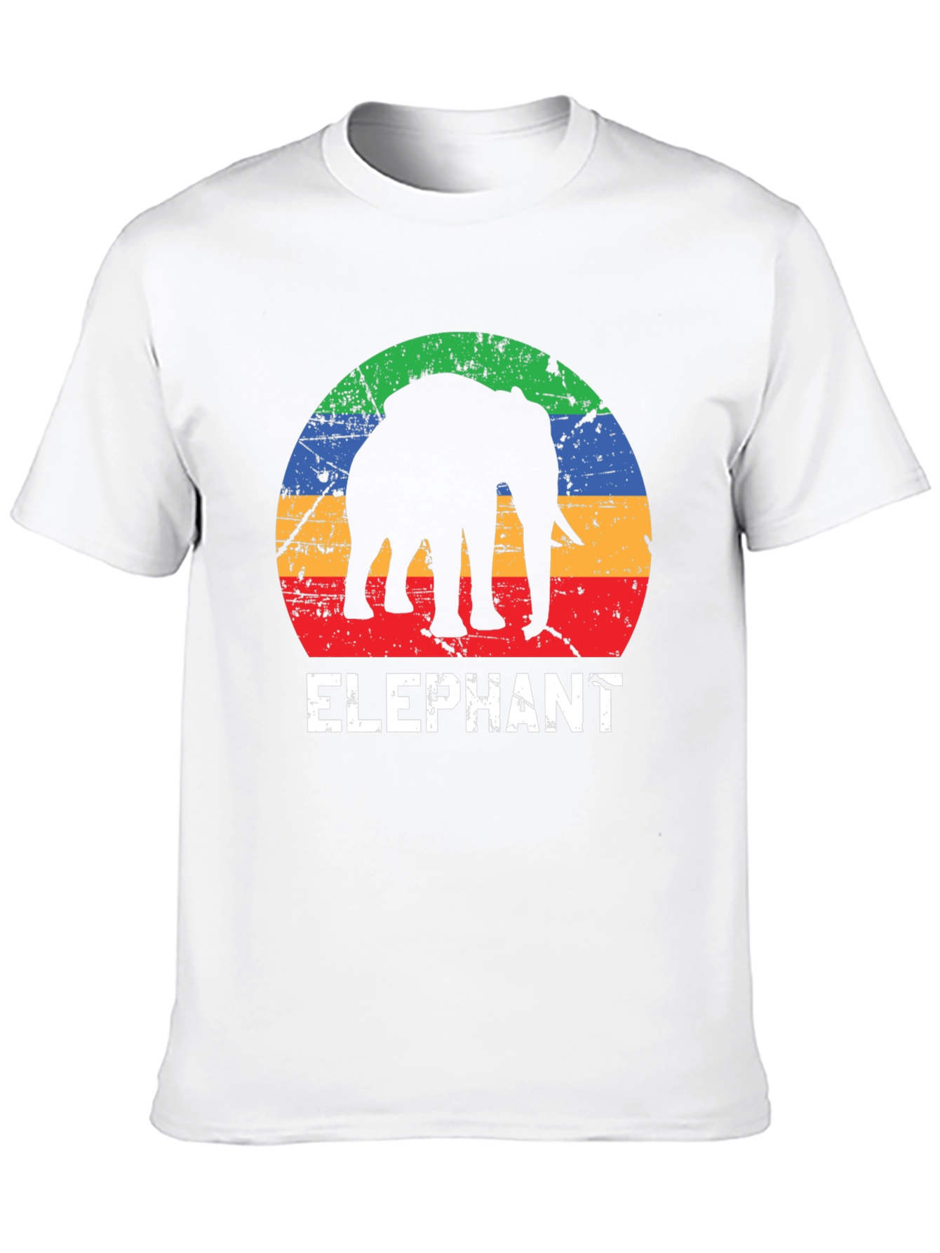 Elephant Silhouette Graphic T-Shirt