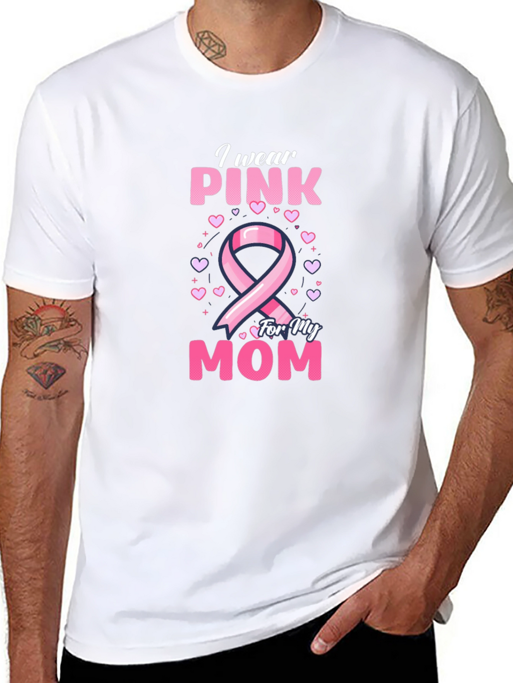 Pink Ribbon Breast Cancer Awareness T-Shirt