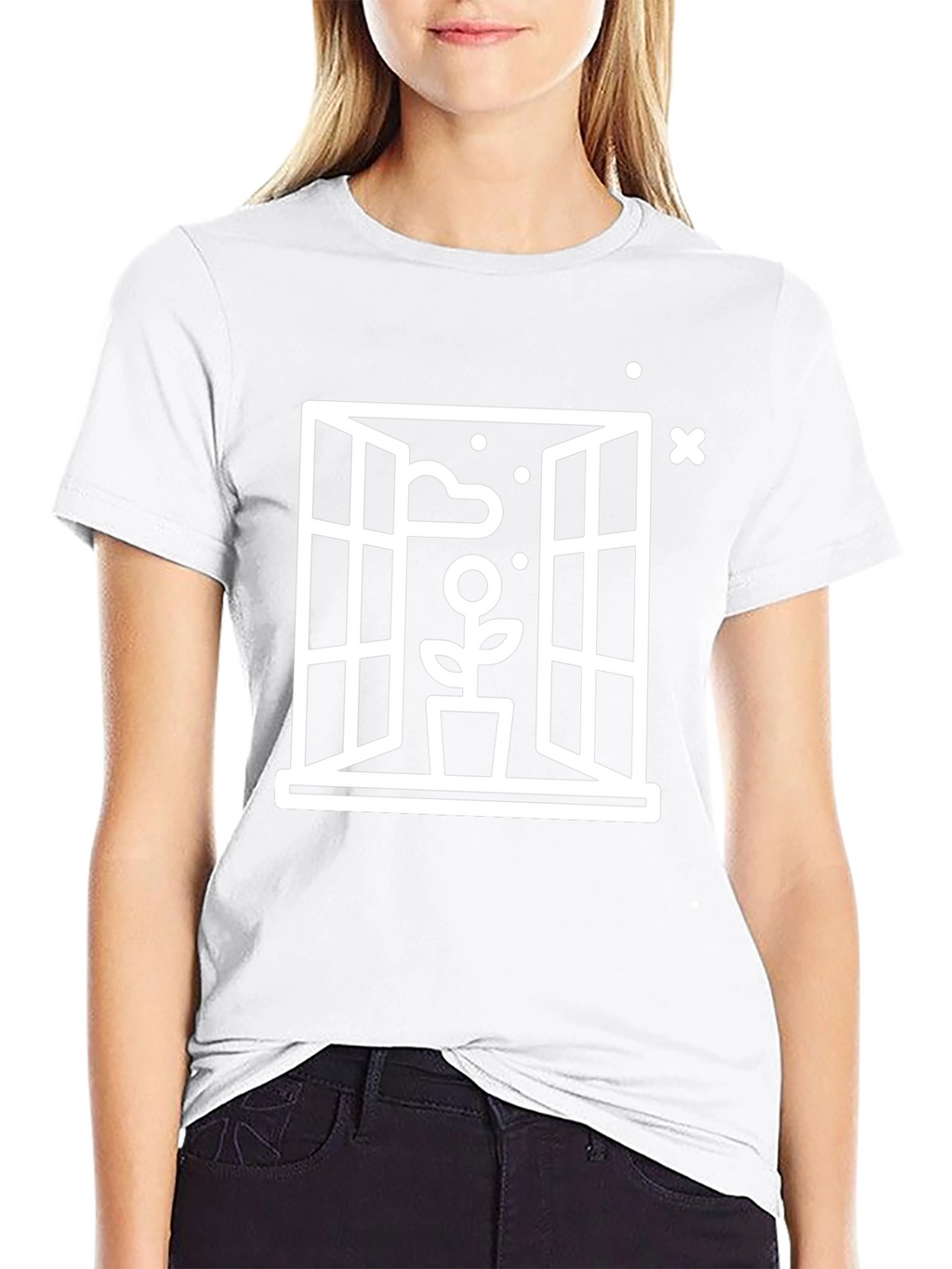 Window Flower Graphic Tee - Unisex