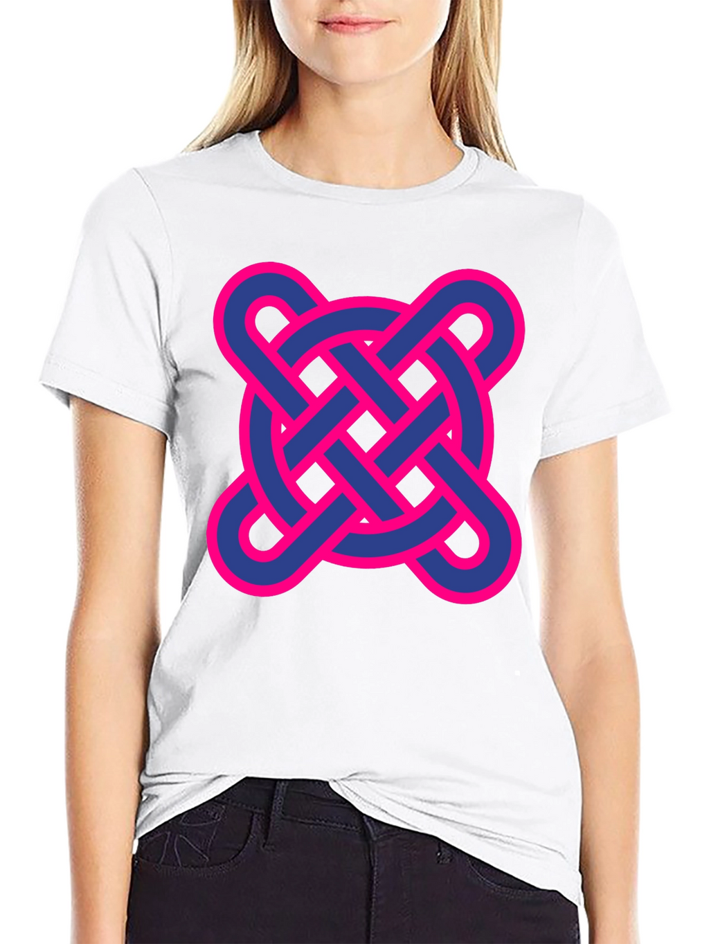 Adinkra Symbol Graphic T-Shirt - Black