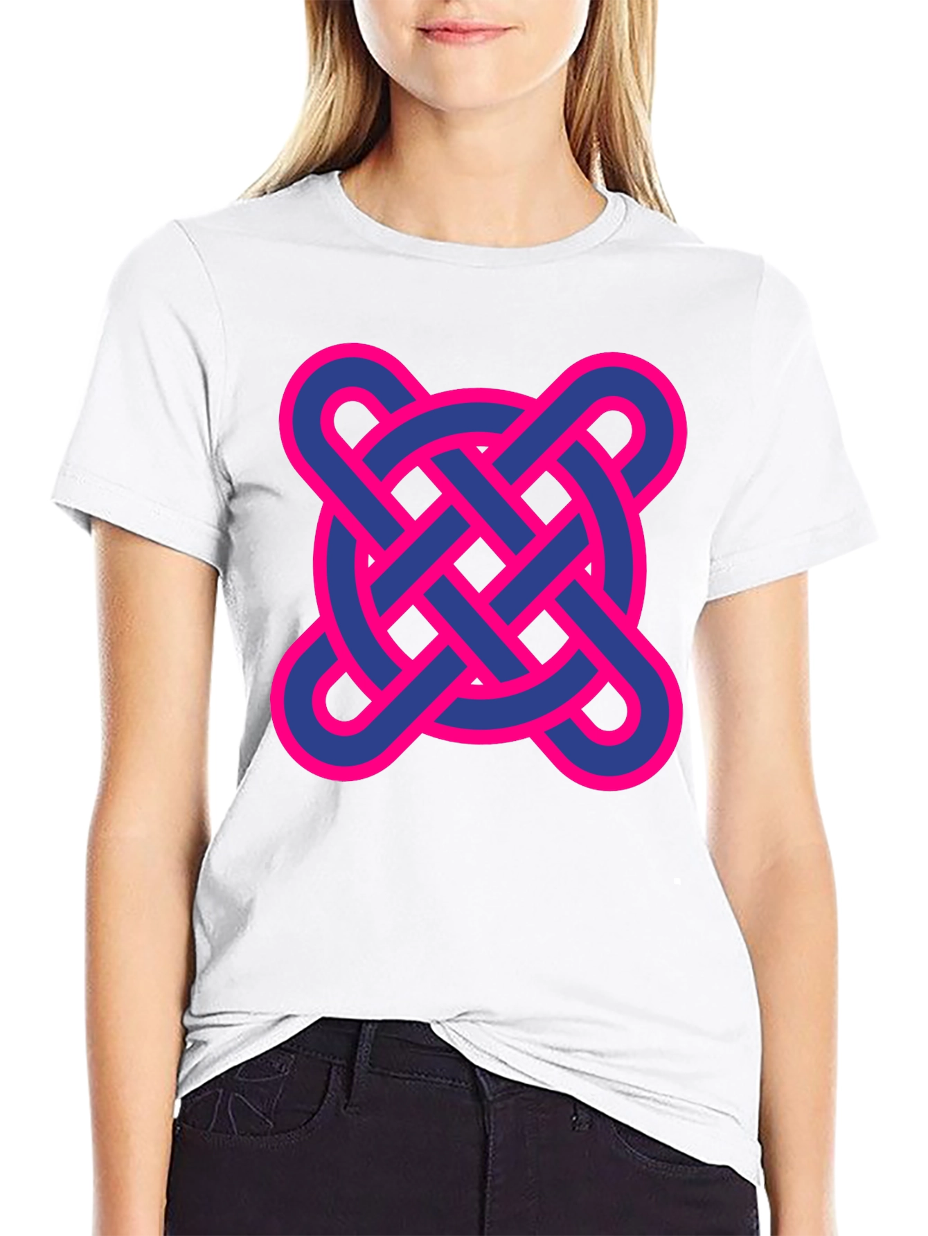 Adinkra Symbol Graphic T-Shirt - Black