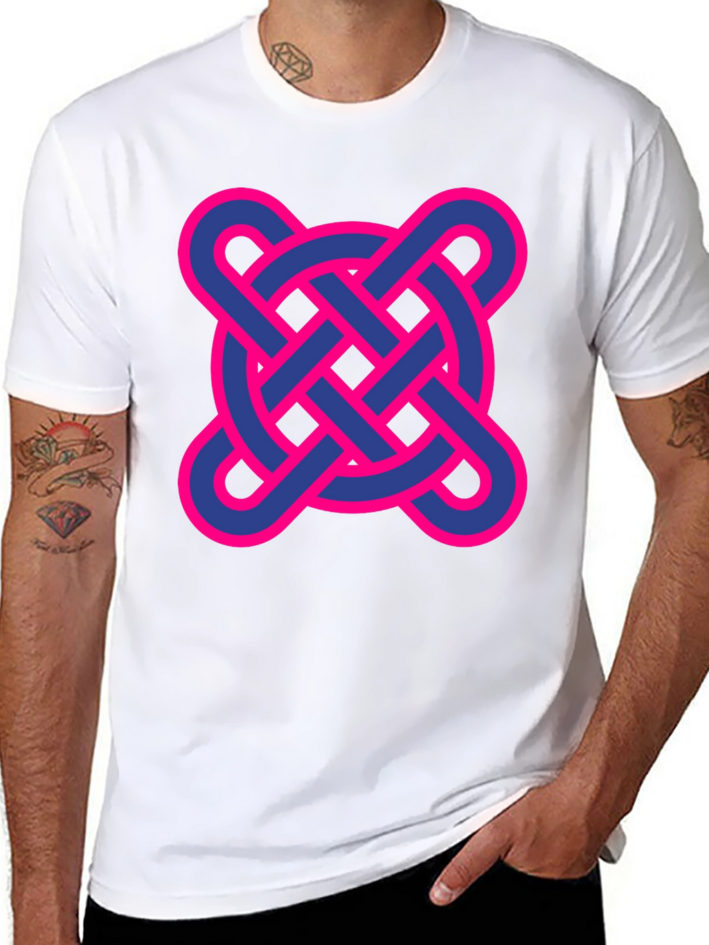 Adinkra Symbol Graphic T-Shirt - Black