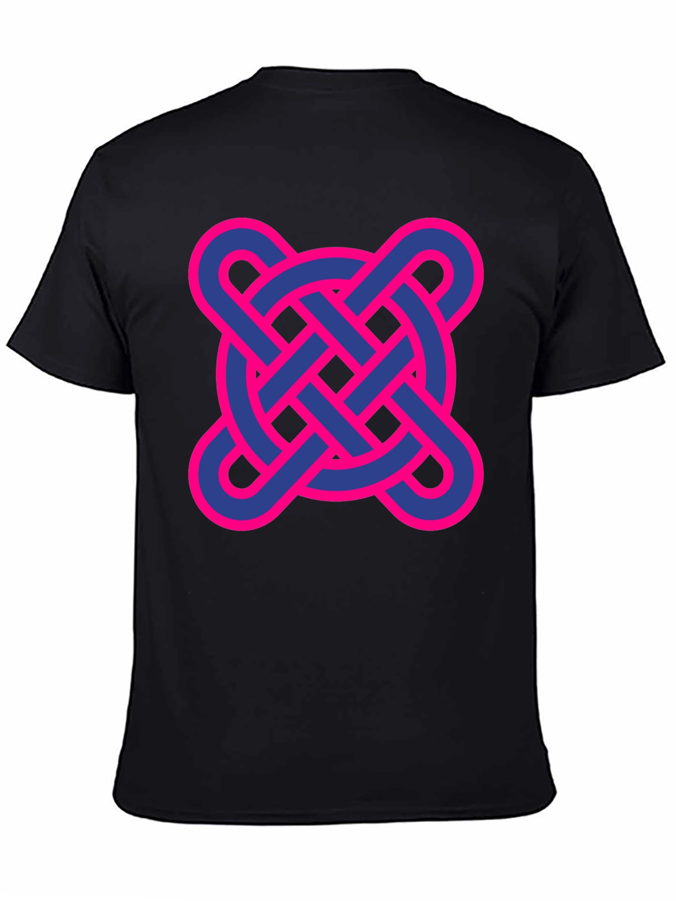 Adinkra Symbol Graphic T-Shirt - Black