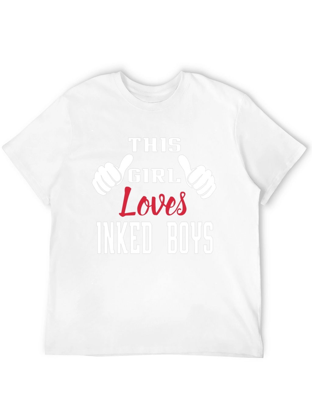 This Girl Loves Inked Boys Black T-Shirt