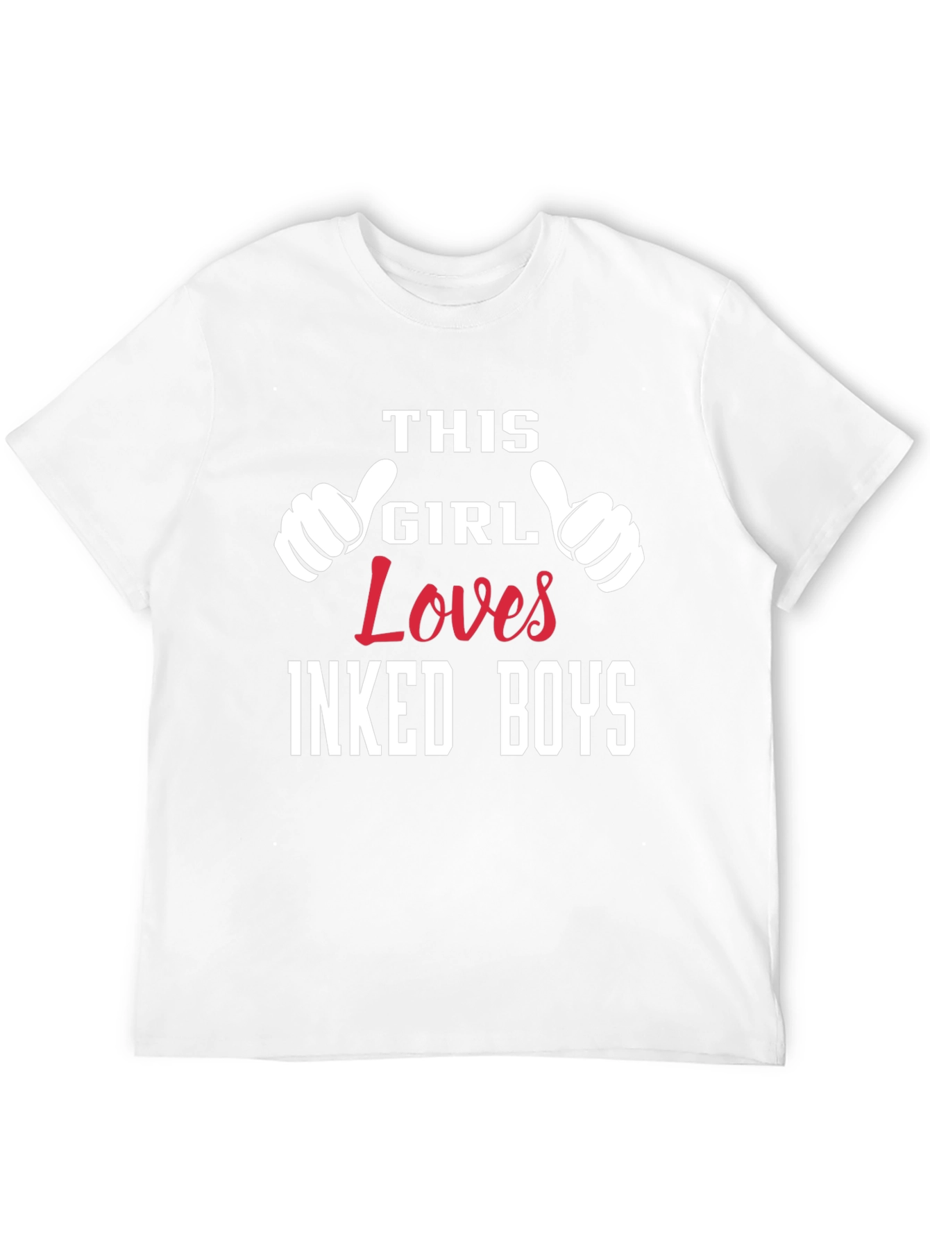 This Girl Loves Inked Boys Black T-Shirt