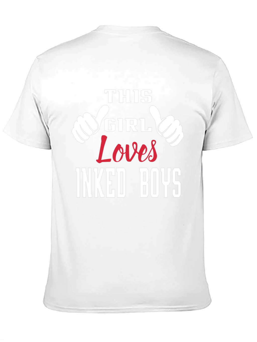 This Girl Loves Inked Boys Black T-Shirt
