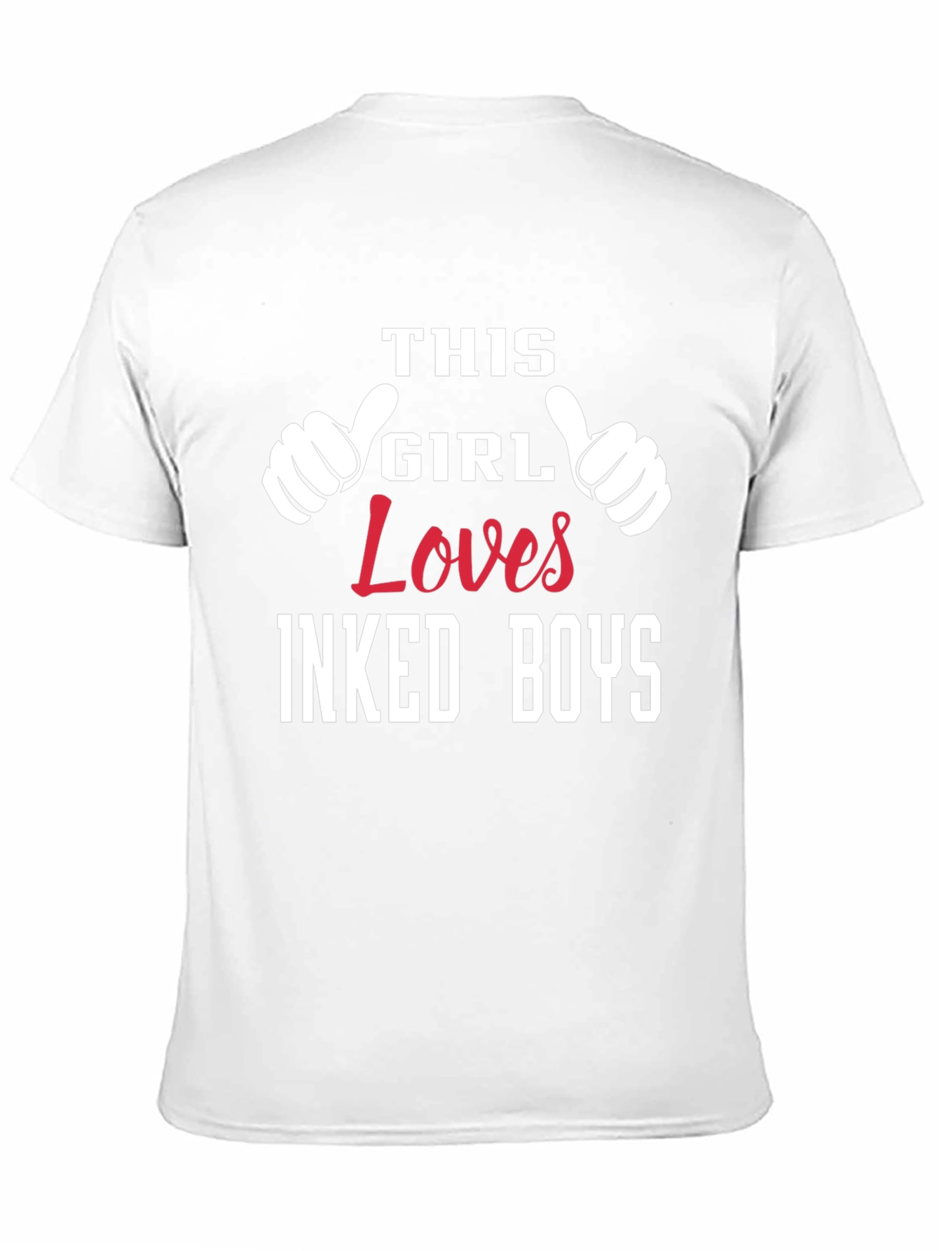 This Girl Loves Inked Boys Black T-Shirt
