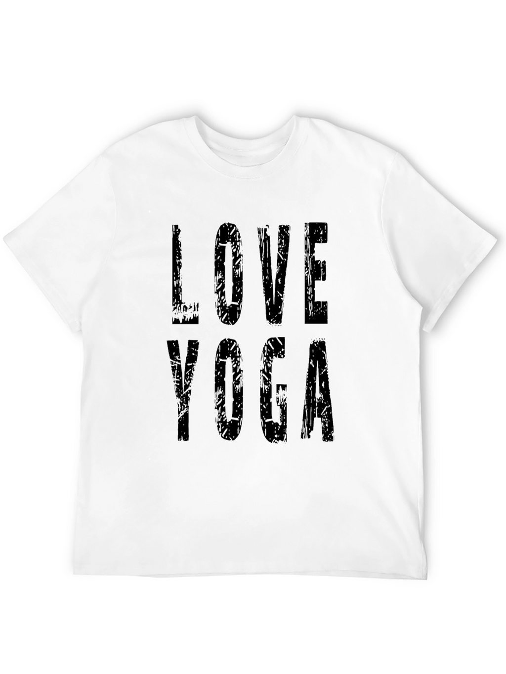 Love Yoga Graphic T-Shirt - Black