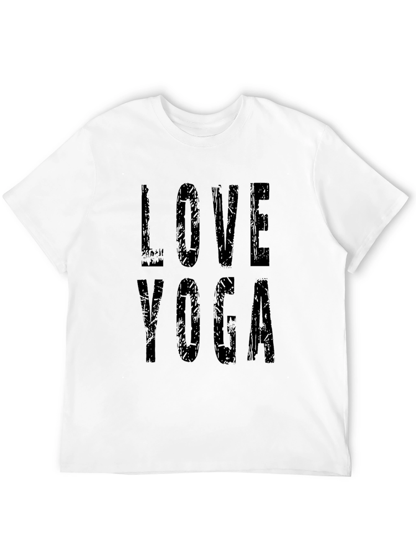 Love Yoga Graphic T-Shirt - Black