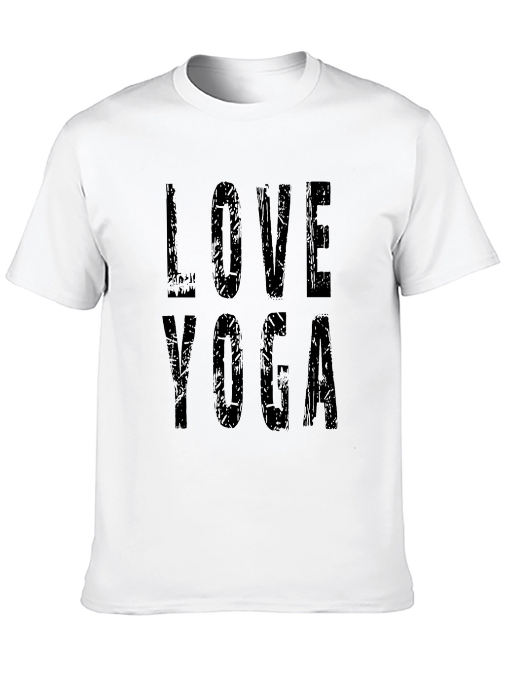 Love Yoga Graphic T-Shirt - Black