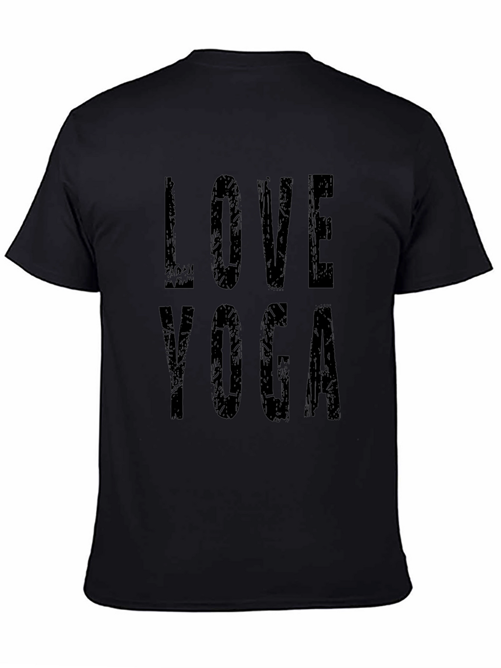 Love Yoga Graphic T-Shirt - Black
