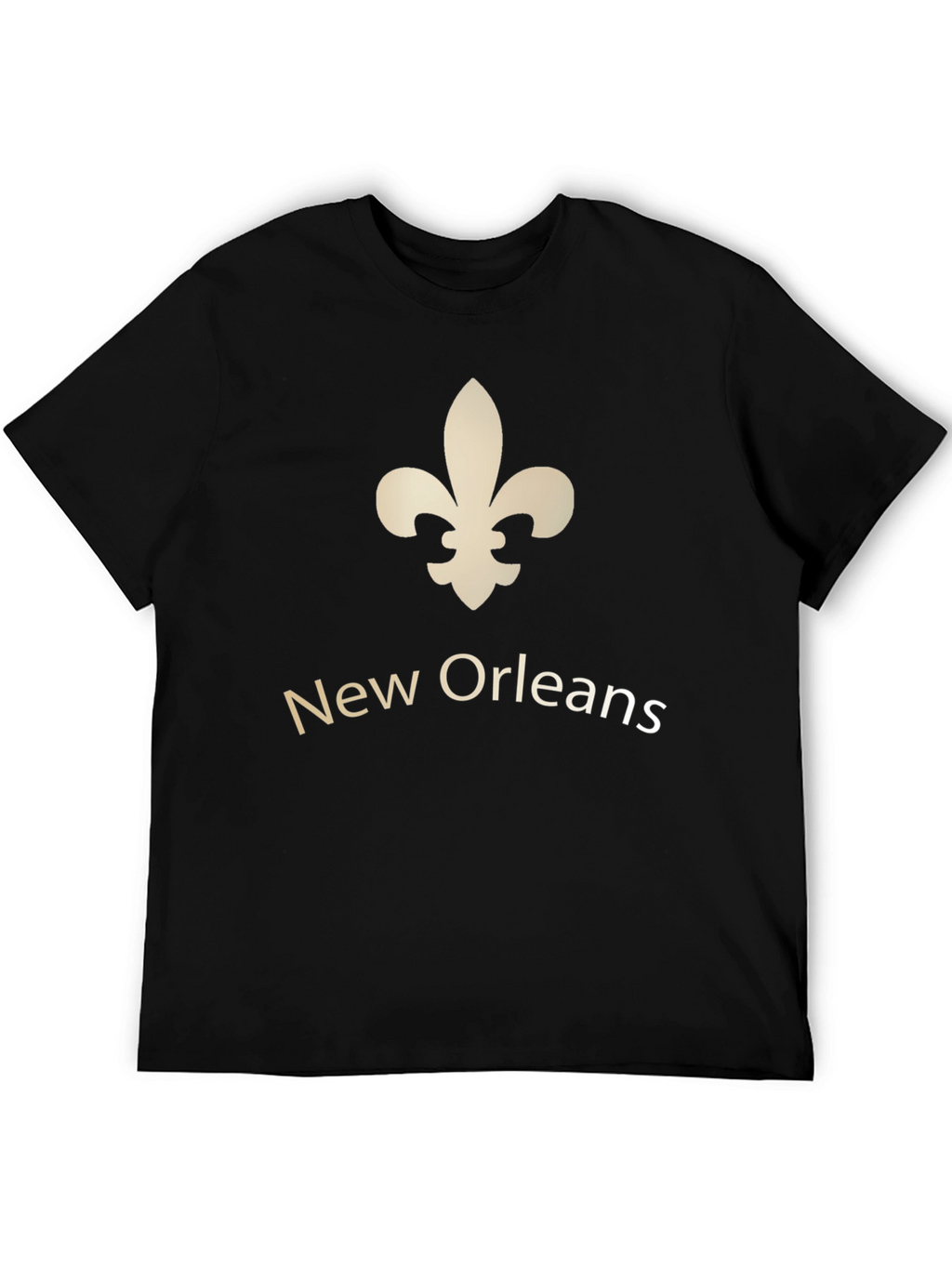 New Orleans Fleur-de-lis Black T-Shirt