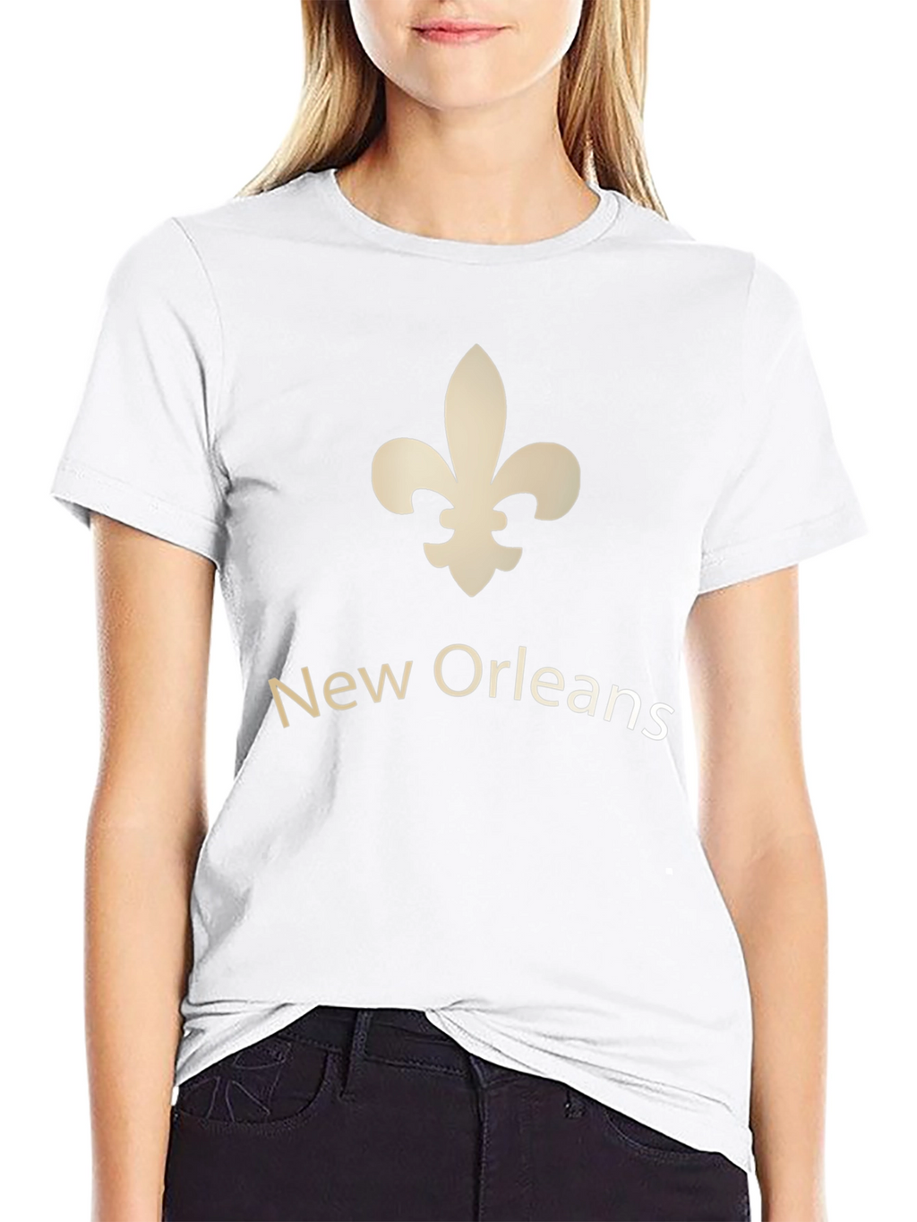 New Orleans Fleur-de-lis Black T-Shirt