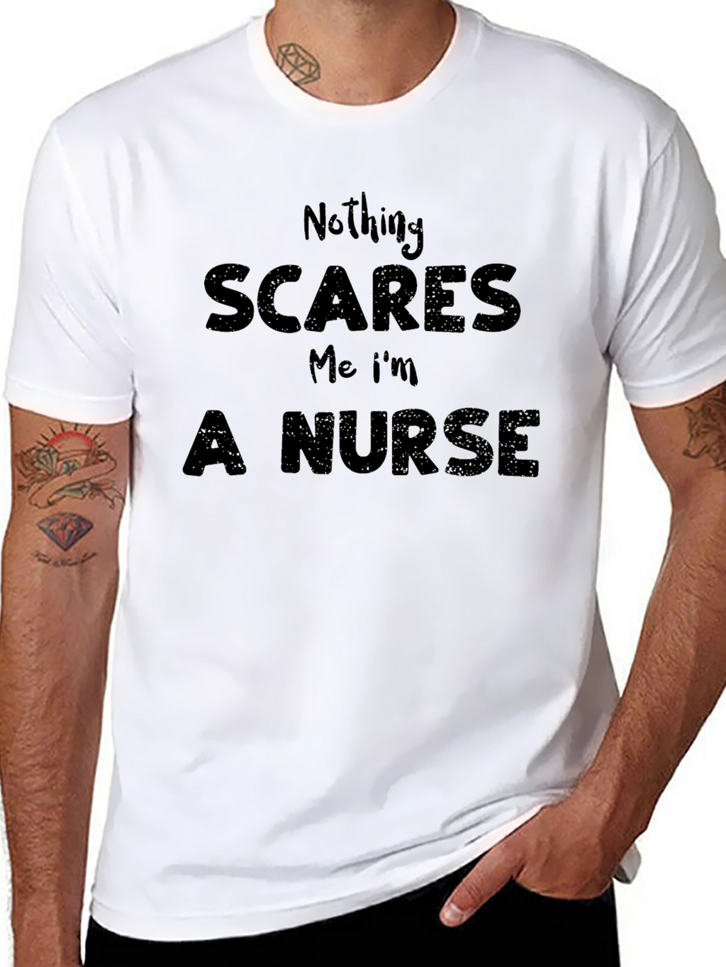 Nothing Scares Me Im A Nurse T-Shirt