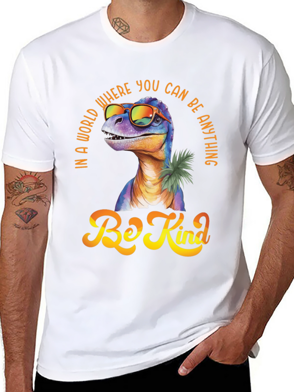 Be Kind Dinosaur T-Shirt