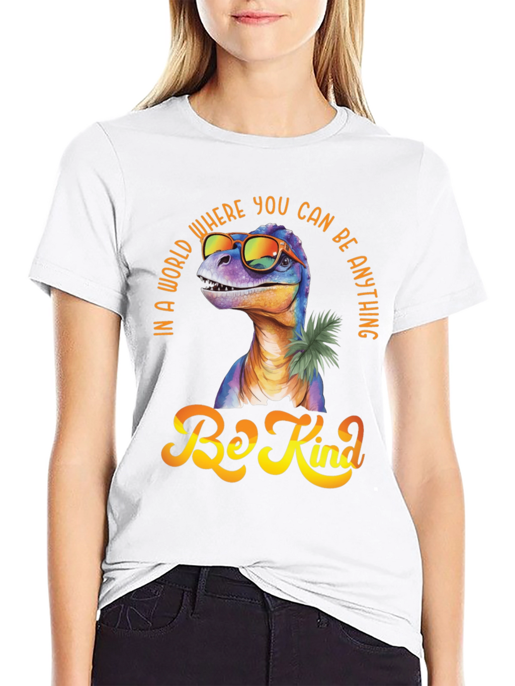 Be Kind Dinosaur T-Shirt