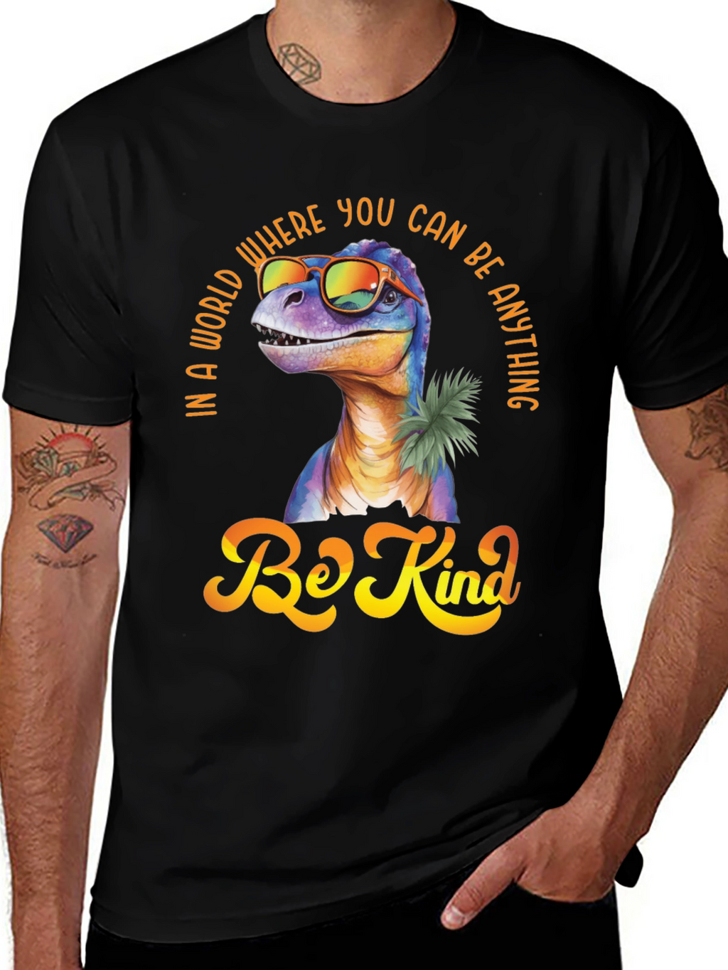 Be Kind Dinosaur T-Shirt