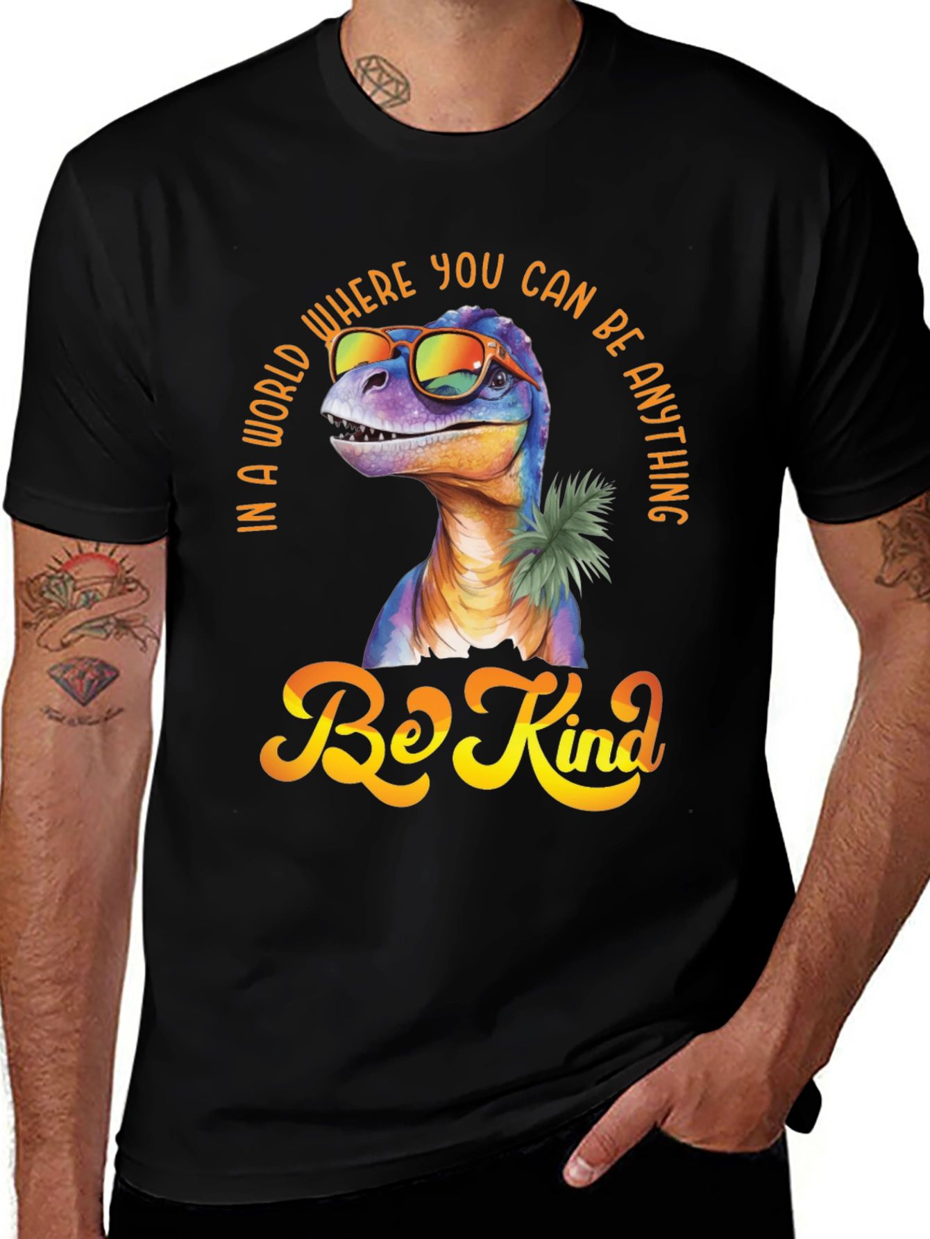 Be Kind Dinosaur T-Shirt