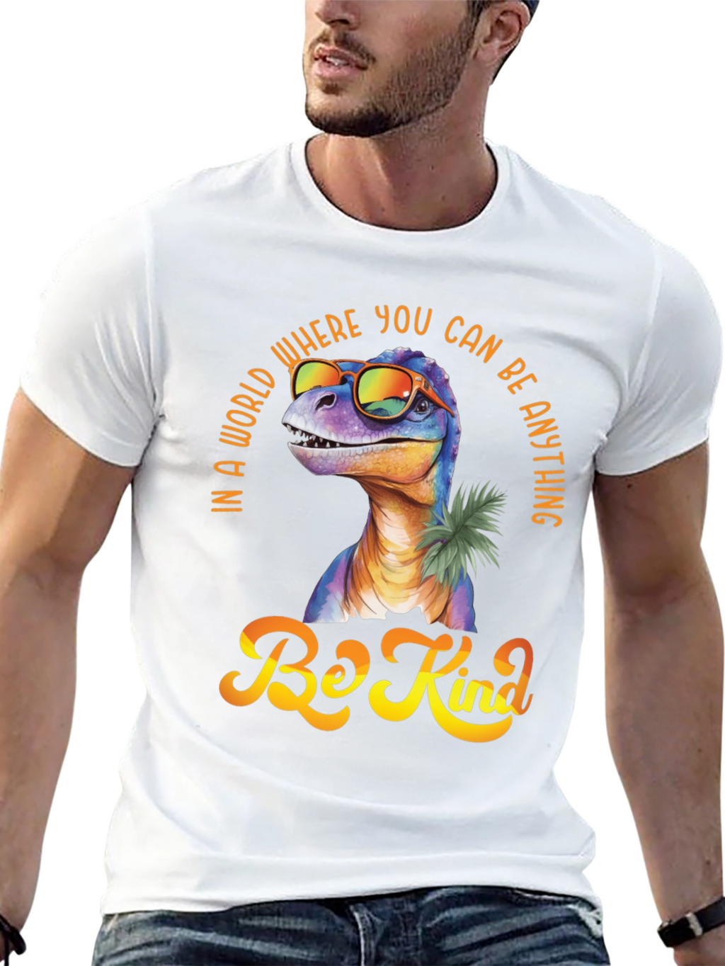 Be Kind Dinosaur T-Shirt
