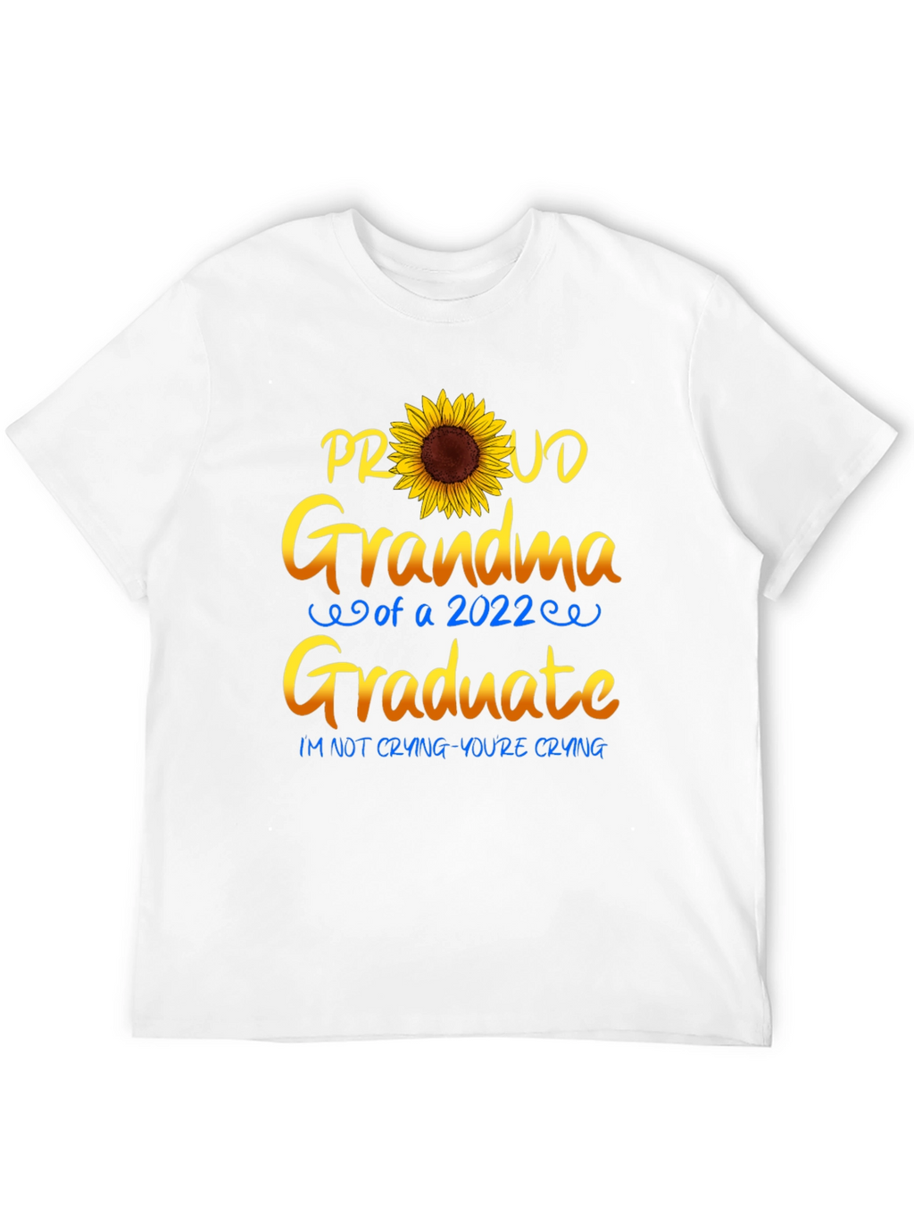 Proud Grandma 2022 Graduate Sunflower T-Shirt