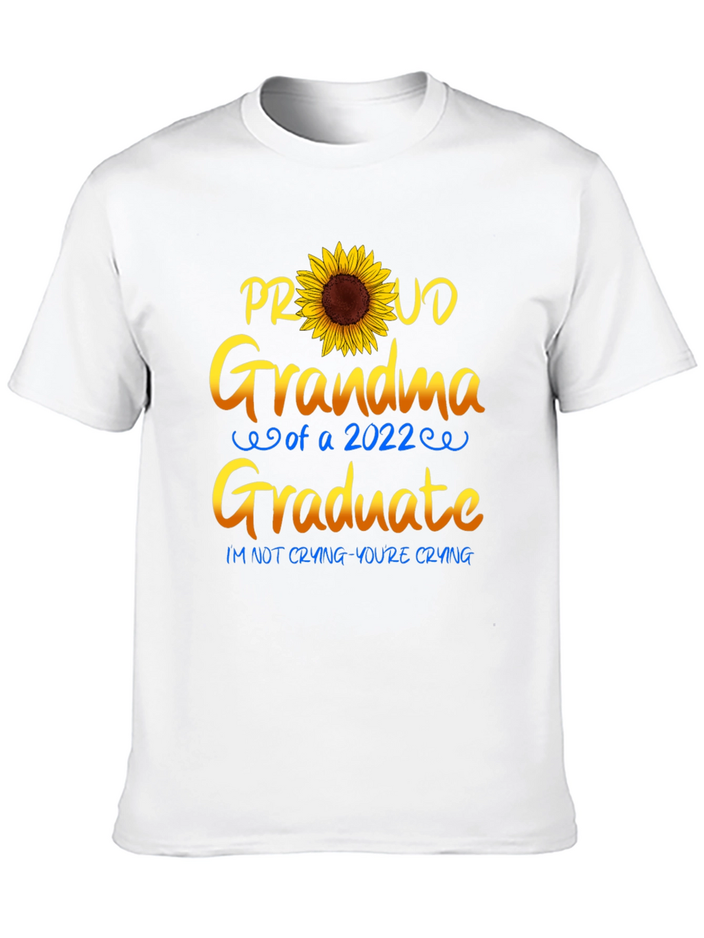 Proud Grandma 2022 Graduate Sunflower T-Shirt