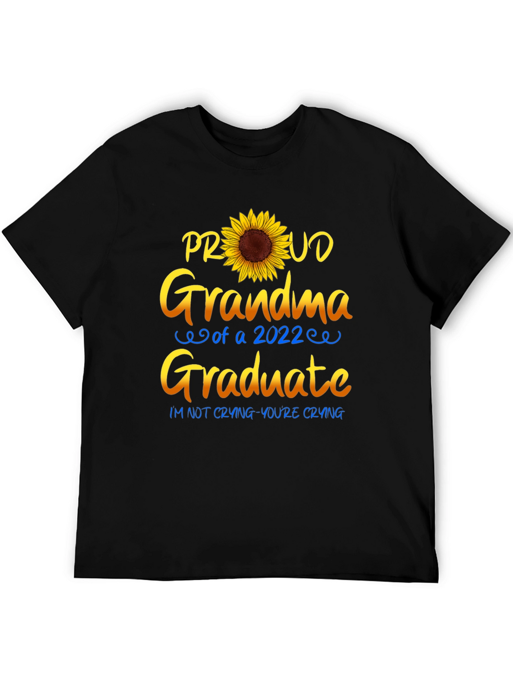 Proud Grandma 2022 Graduate Sunflower T-Shirt