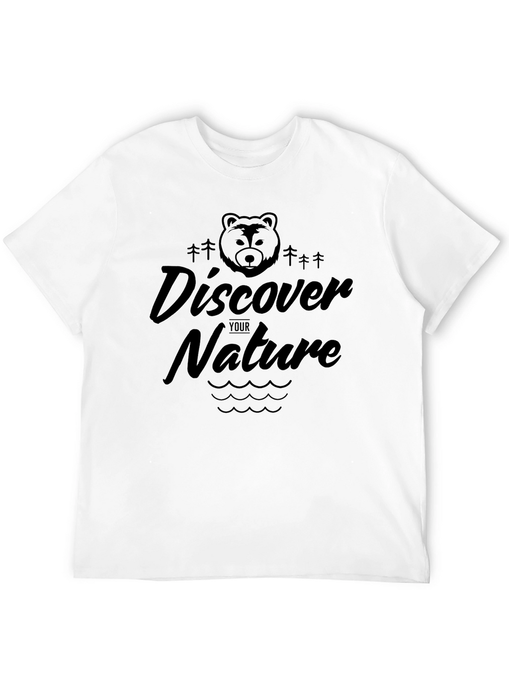 Discover Your Nature Graphic T-Shirt - Black