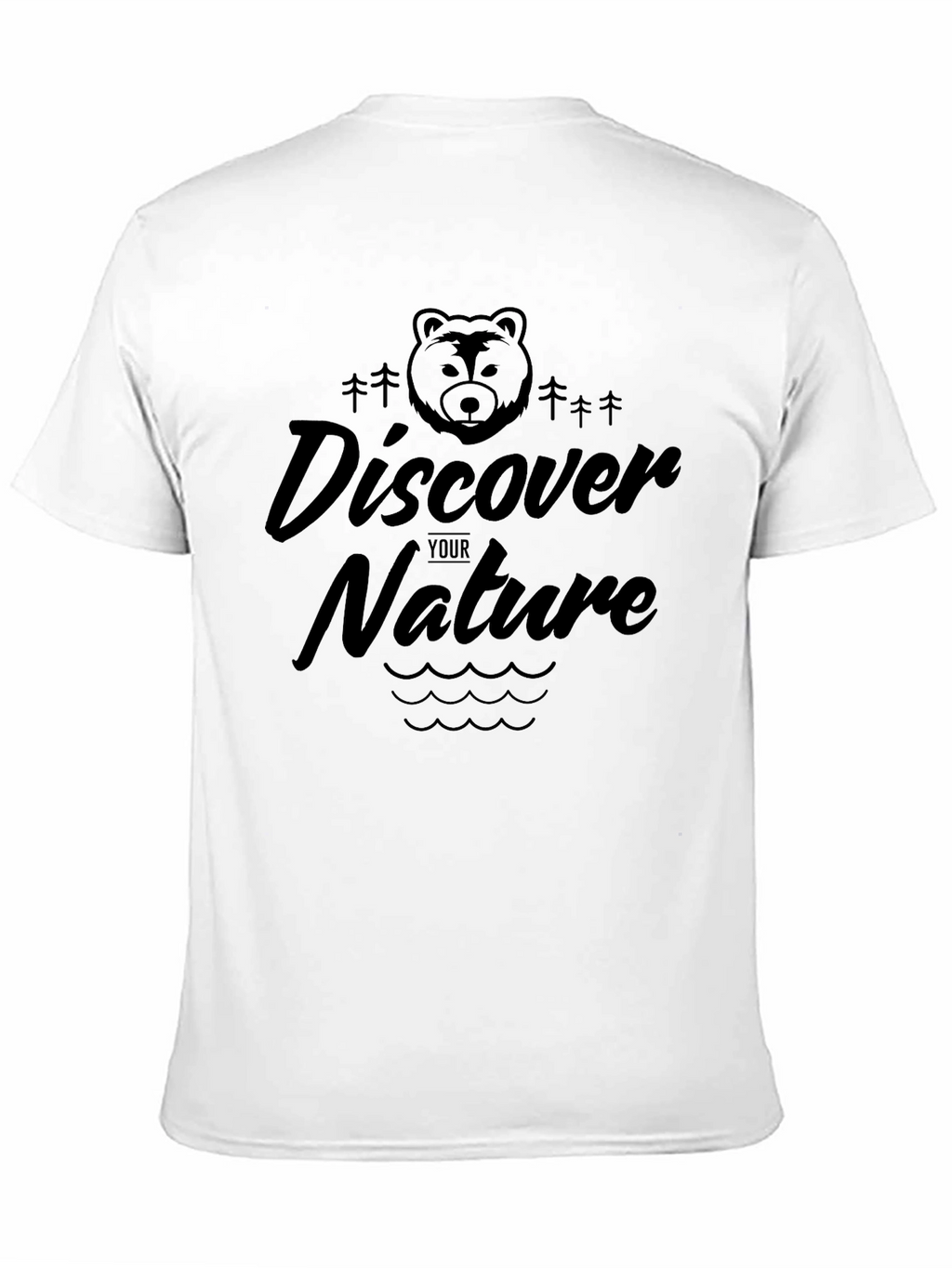 Discover Your Nature Graphic T-Shirt - Black