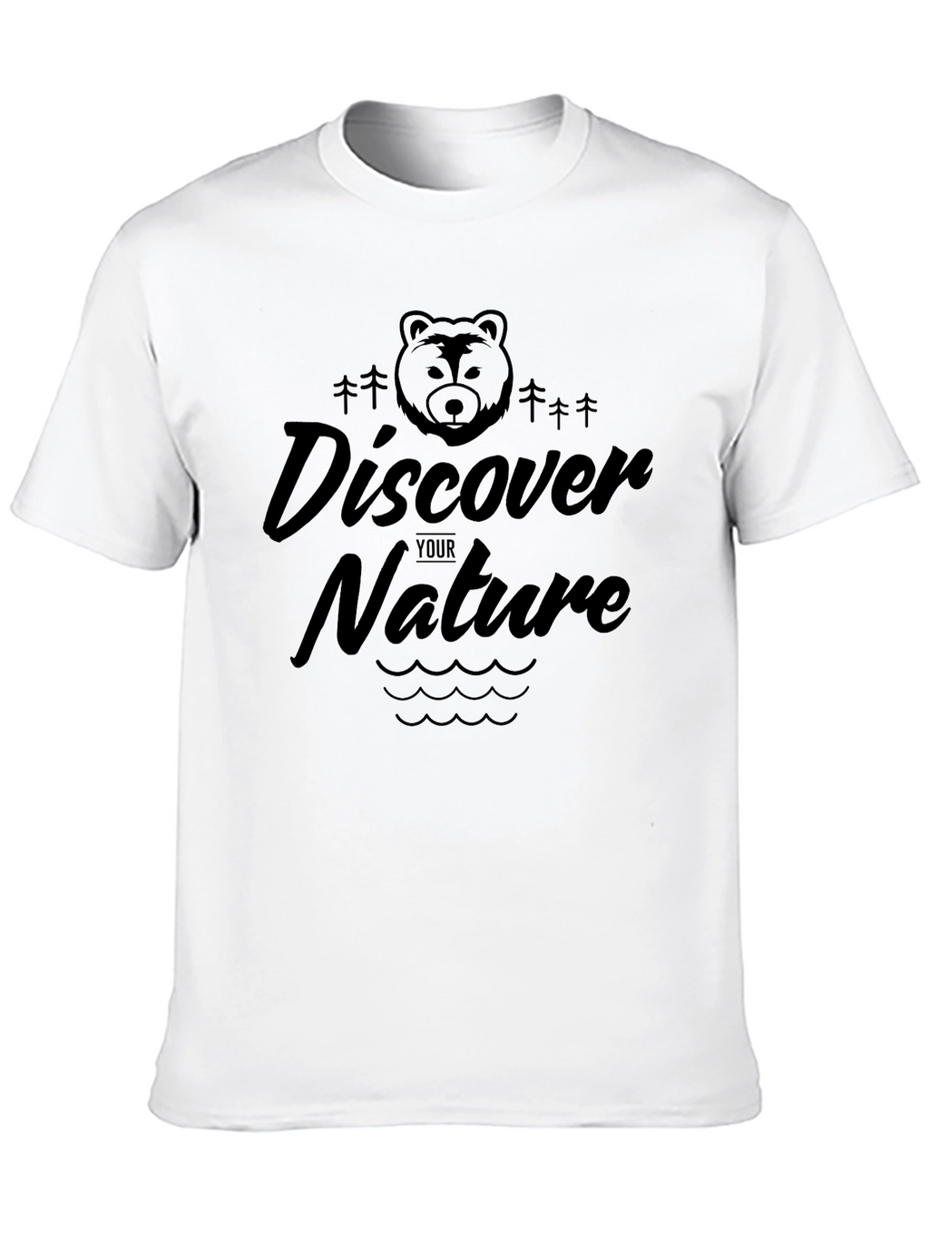 Discover Your Nature Graphic T-Shirt - Black