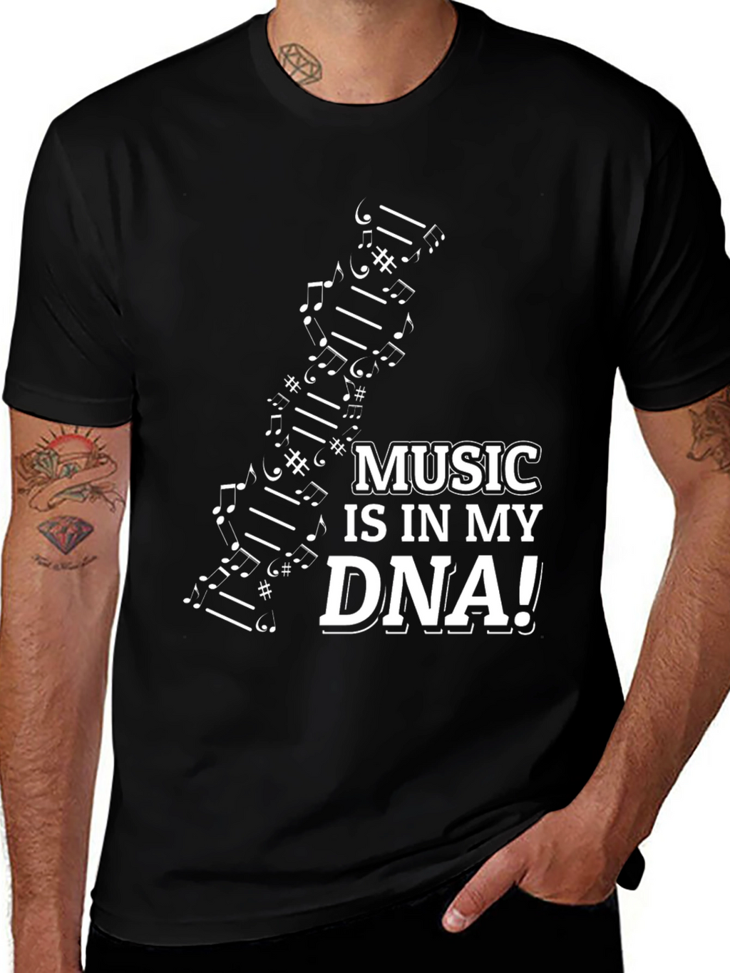 Music is in My DNA Graphic T-Shirt