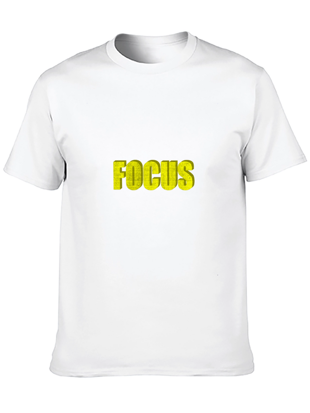 Mens Black Focus Graphic Tee