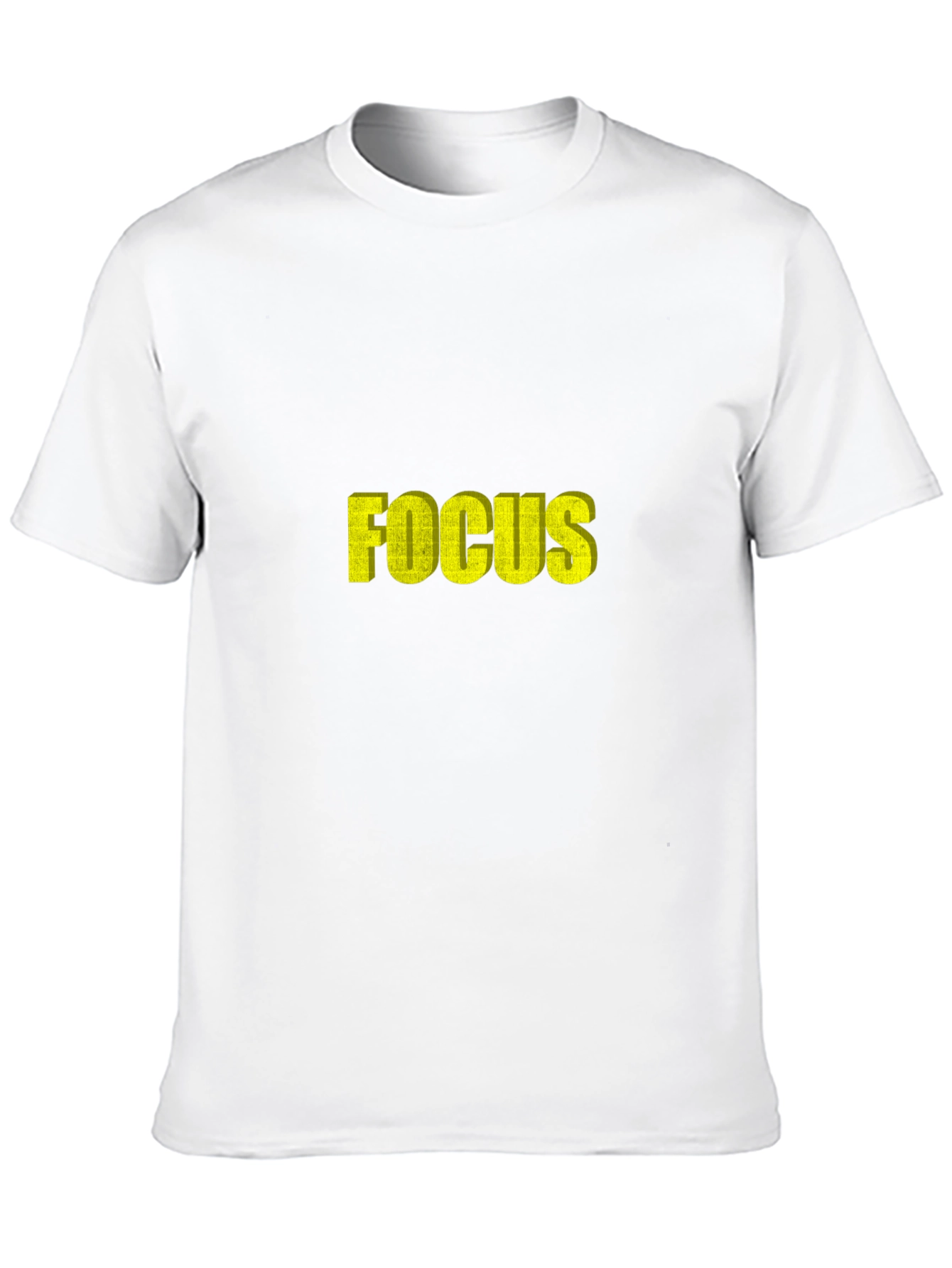 Mens Black Focus Graphic Tee