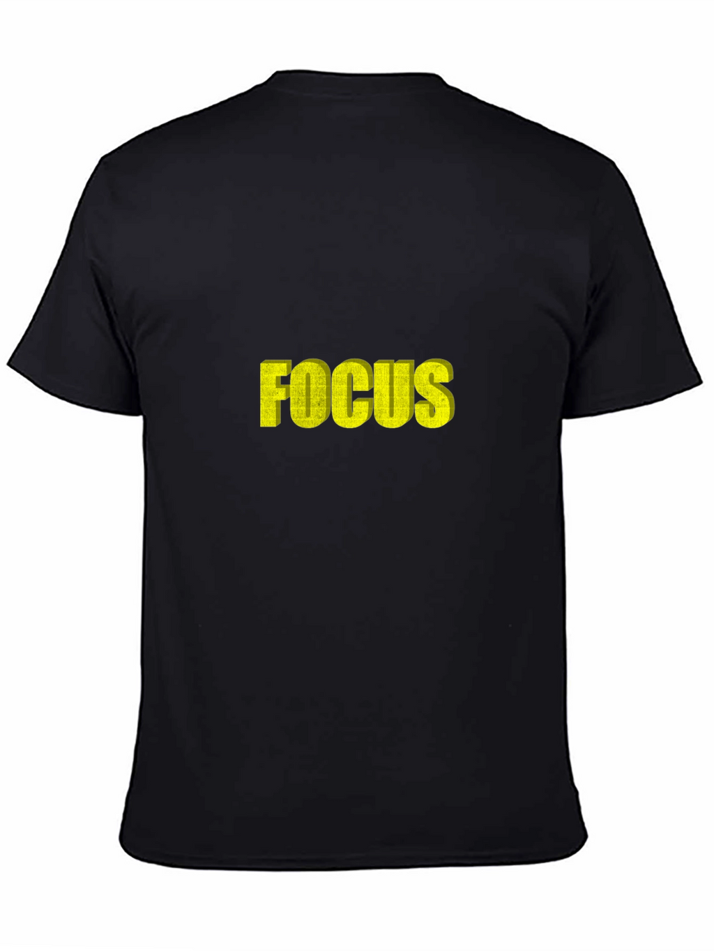 Mens Black Focus Graphic Tee