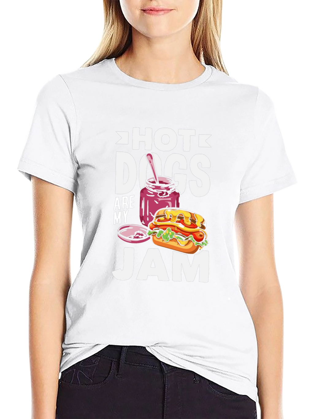 Hot Dogs Are My Jam T-Shirt - Foodie Tee