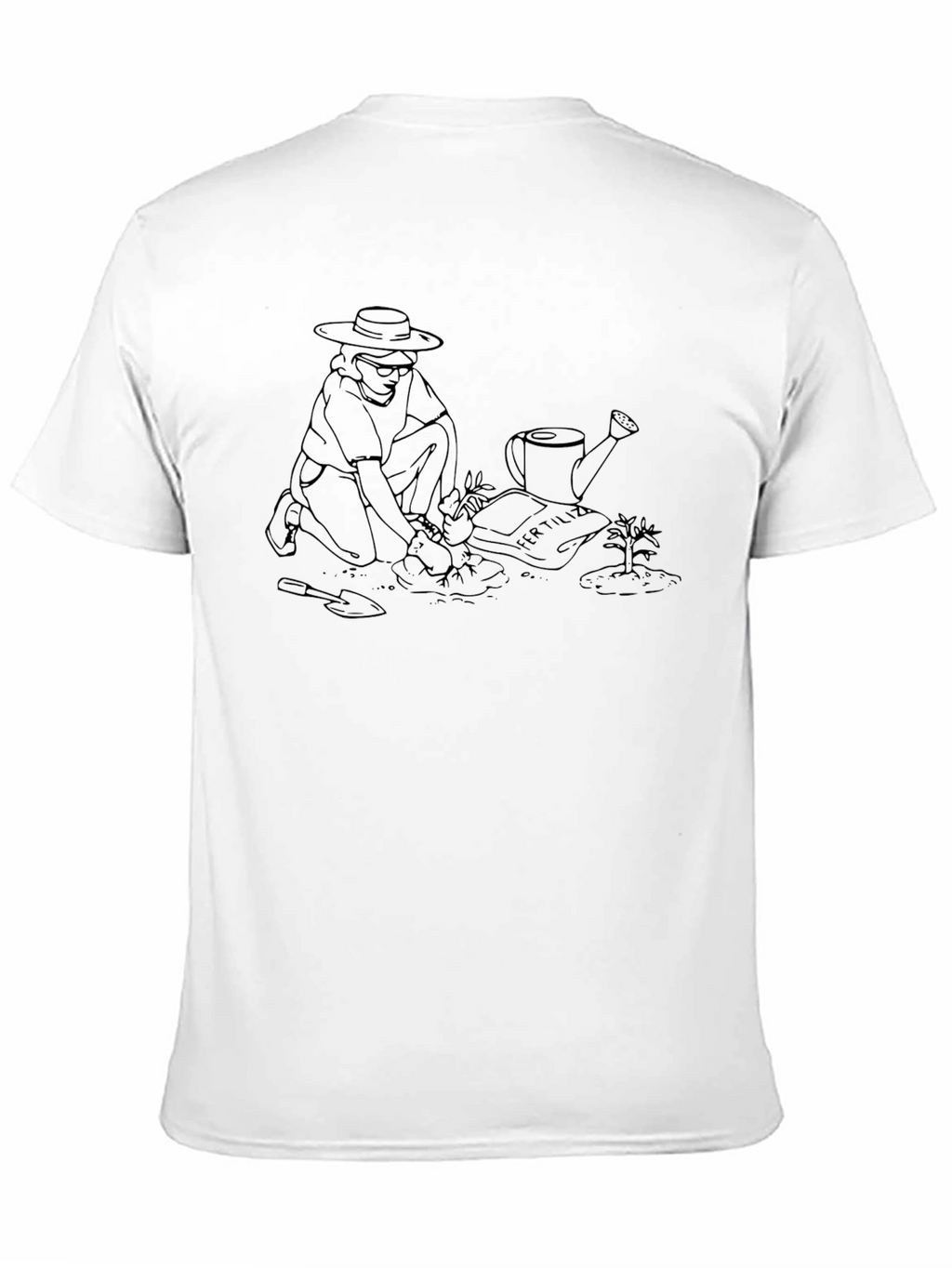 Gardener Graphic Tee - Black Cotton Casual
