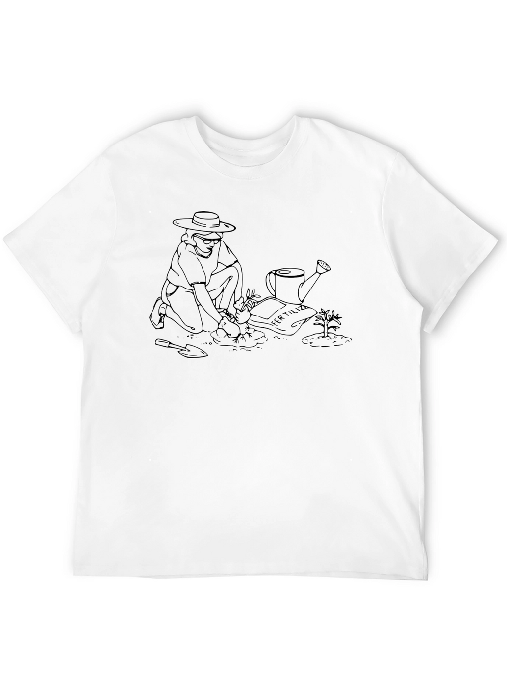 Gardener Graphic Tee - Black Cotton Casual
